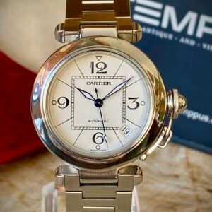 CARTIER PASHA AUTOMÁTICO, ACERO, AÑO 2015