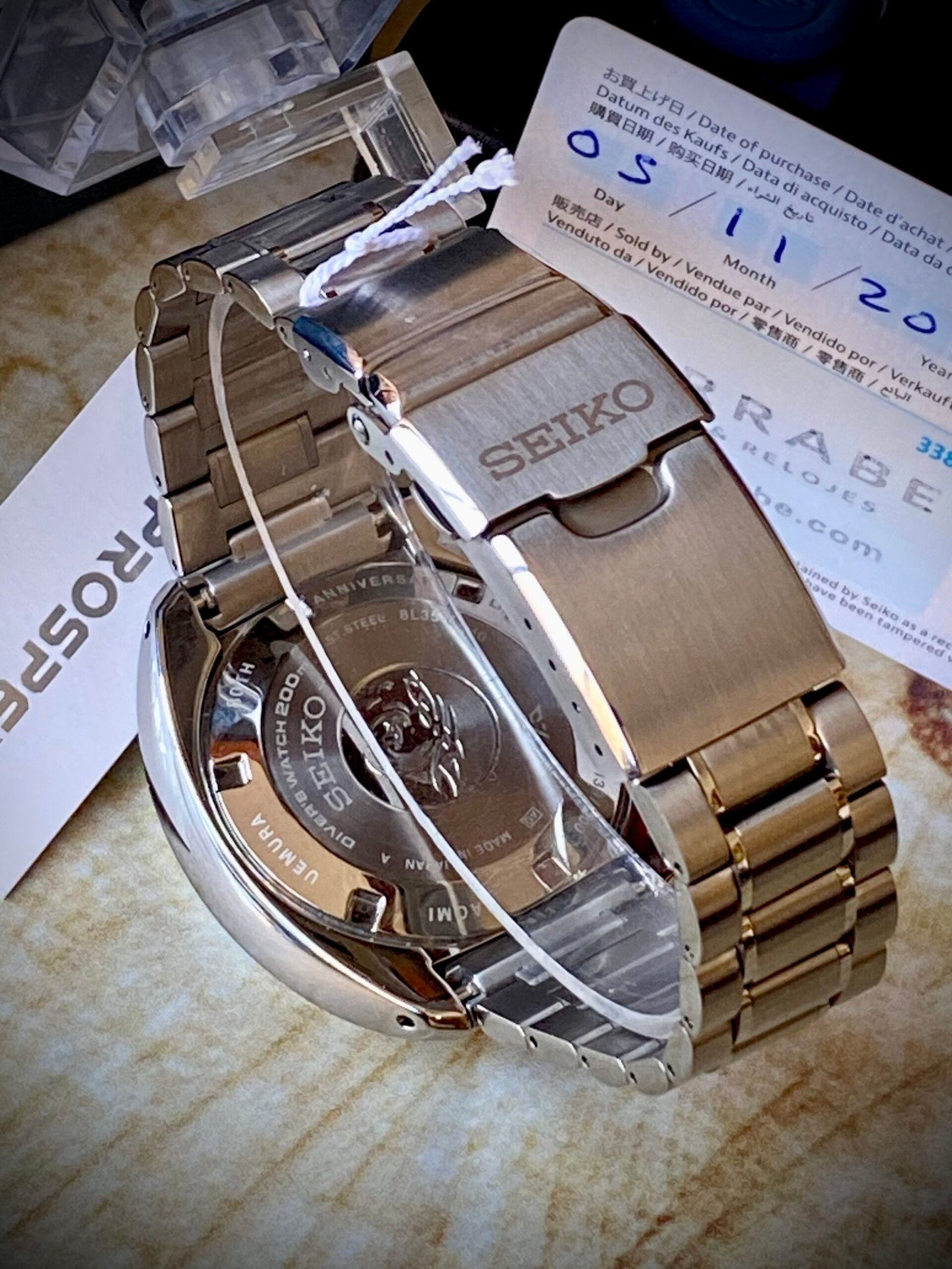 SEIKO PROSPEX EDICIÓN LIMITADA 80 ANIVERSARIO NAOMI UEMURA - Imagen 9