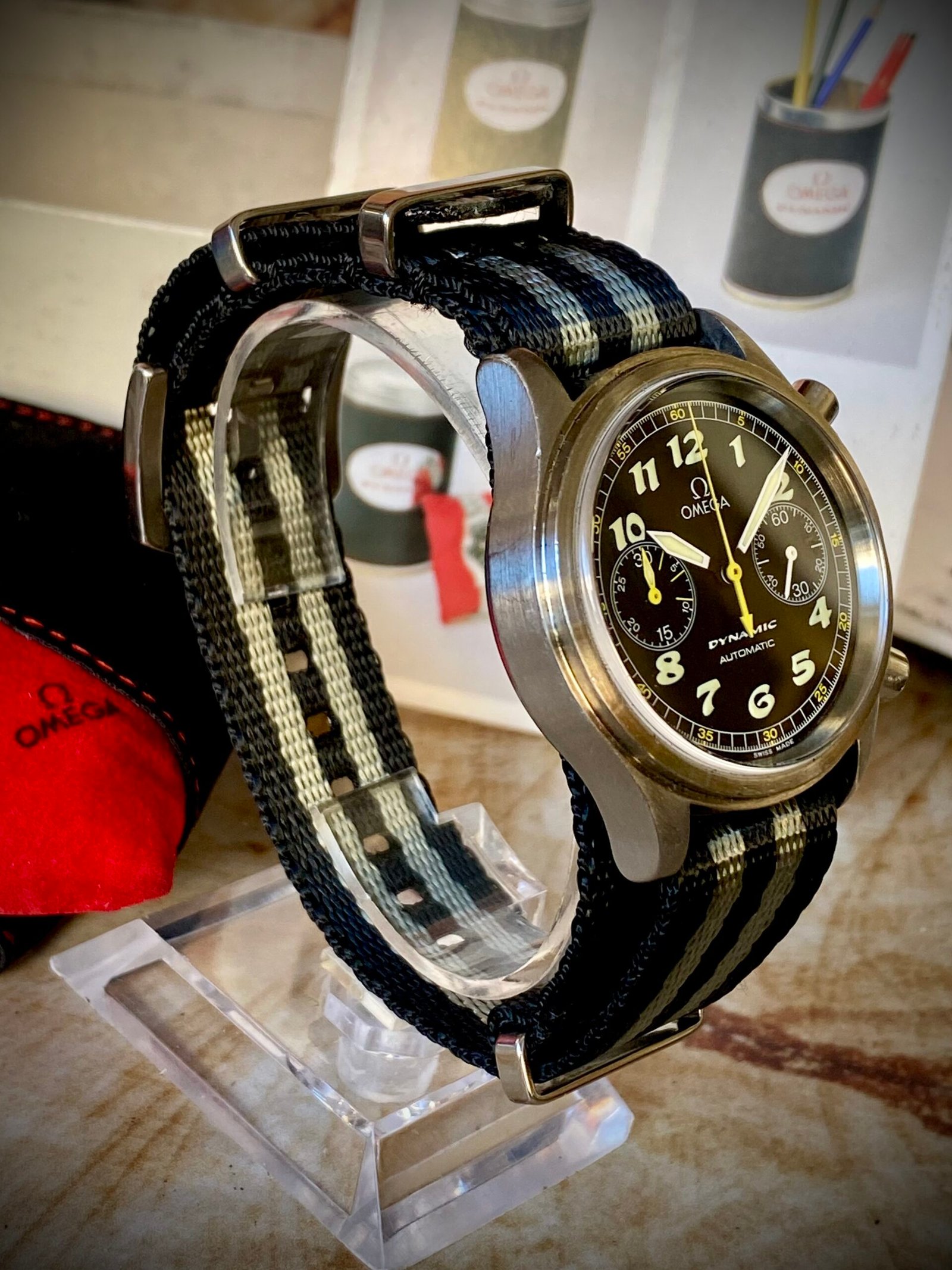 OMEGA DYNAMIC CHRONOGRAPH AUT. FULL SET - Imagen 7