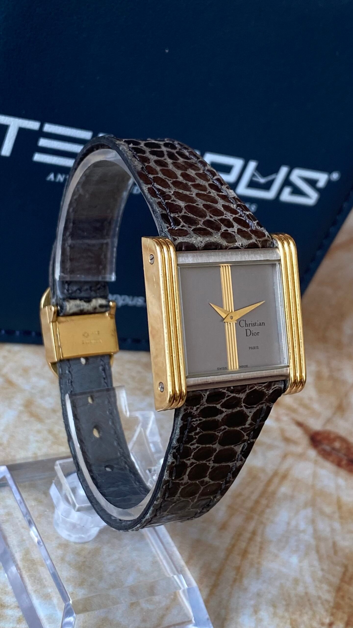 CHRISTIAN DIOR ORO 18 QUILATES, CUERDA MANUAL - Imagen 3