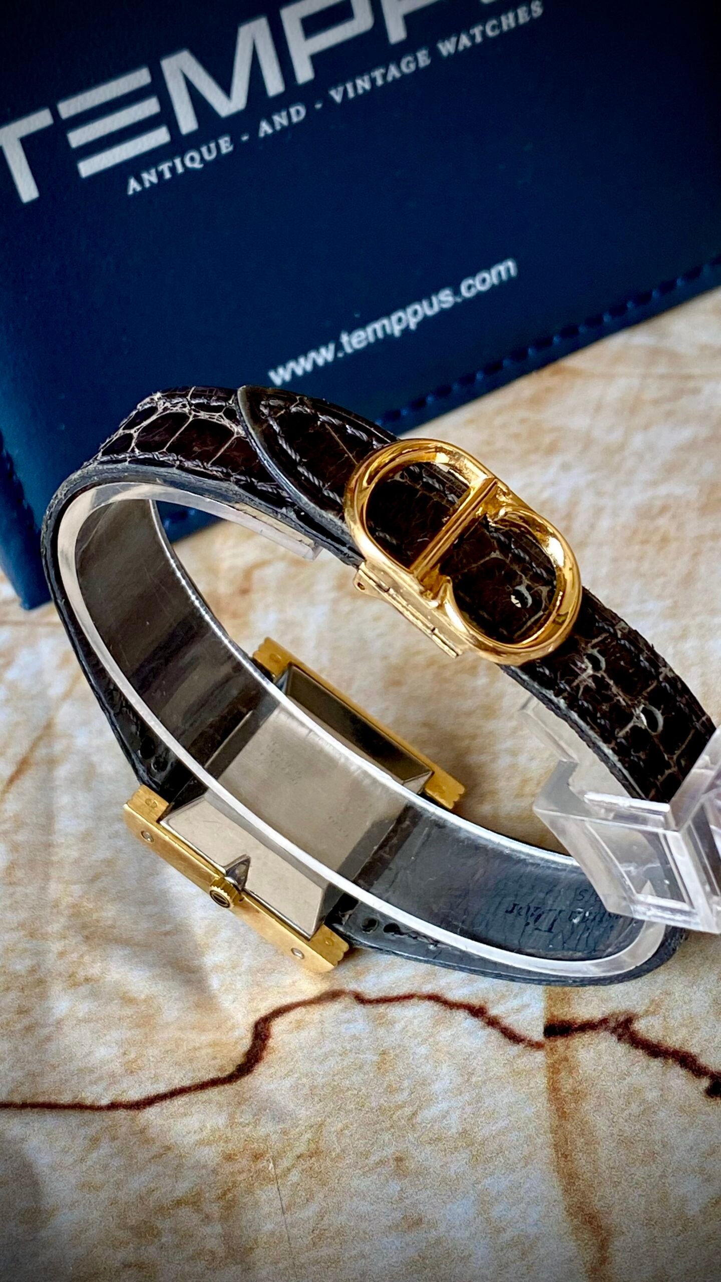 CHRISTIAN DIOR ORO 18 QUILATES, CUERDA MANUAL - Imagen 4