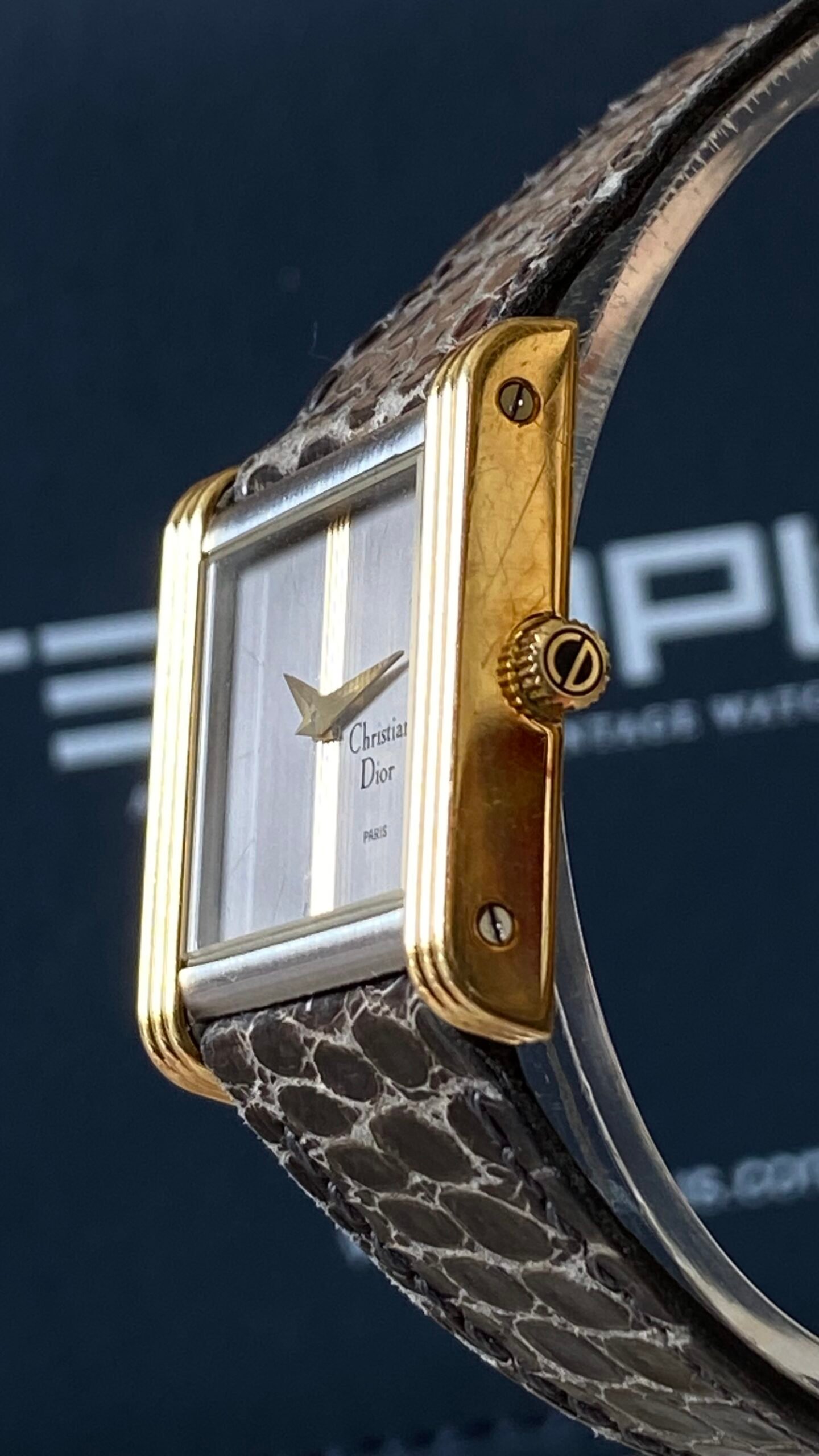 CHRISTIAN DIOR ORO 18 QUILATES, CUERDA MANUAL - Imagen 6