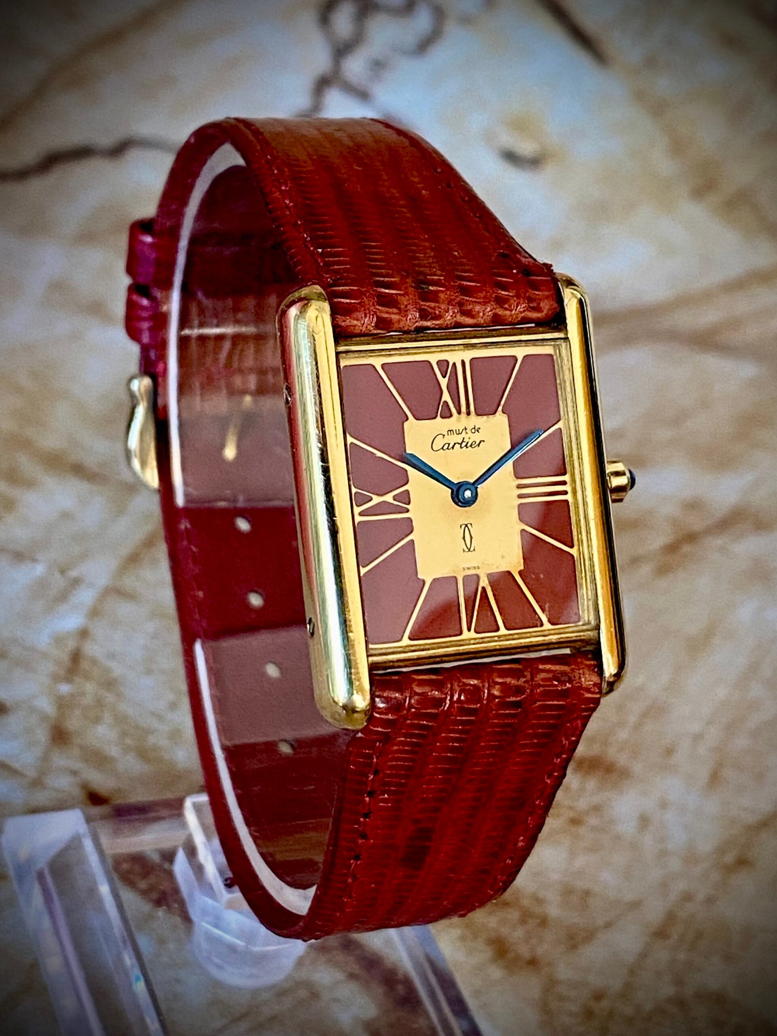 CARTIER TANK (Must de Cartier), CUARZO, VINTAGE - Imagen 2