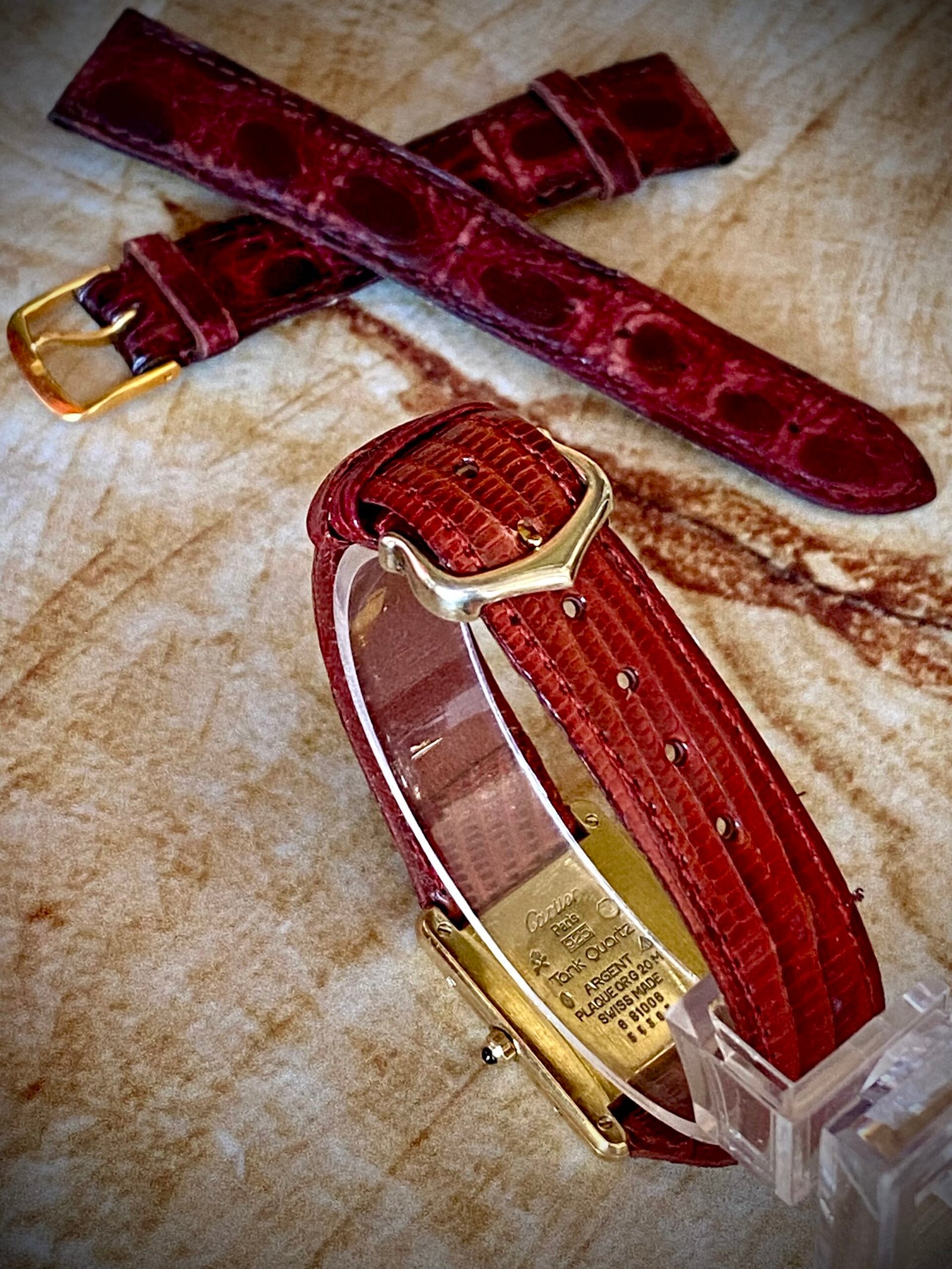 CARTIER TANK (Must de Cartier), CUARZO, VINTAGE - Imagen 4