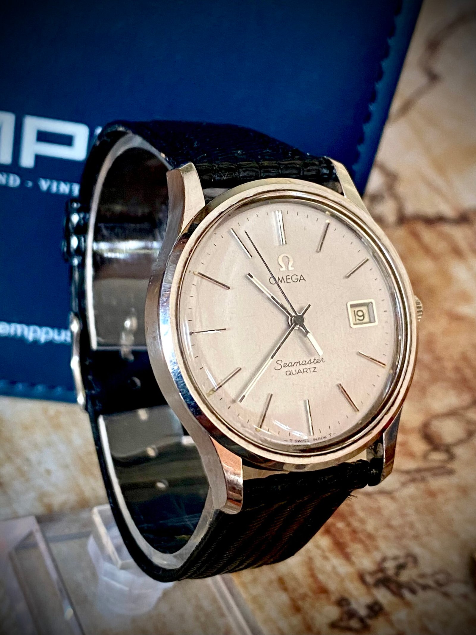 OMEGA SEAMASTER QUARTZ CALENDAR, VINTAGE AÑOS 70s - TEMPPUS: