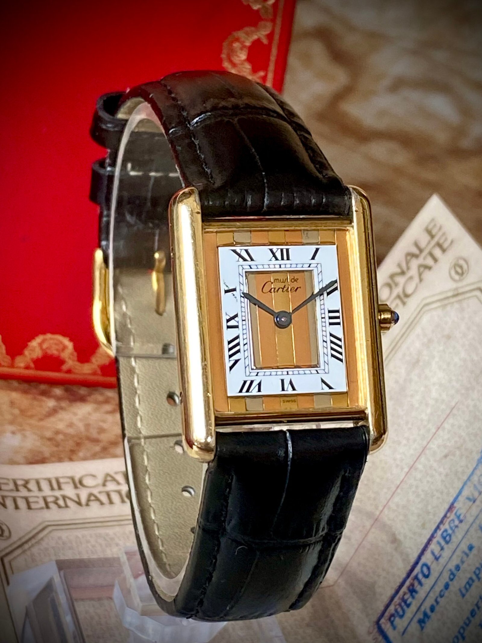 CARTIER TANK (Must de Cartier), CUARZO, VINTAGE 80s - TEMPPUS: