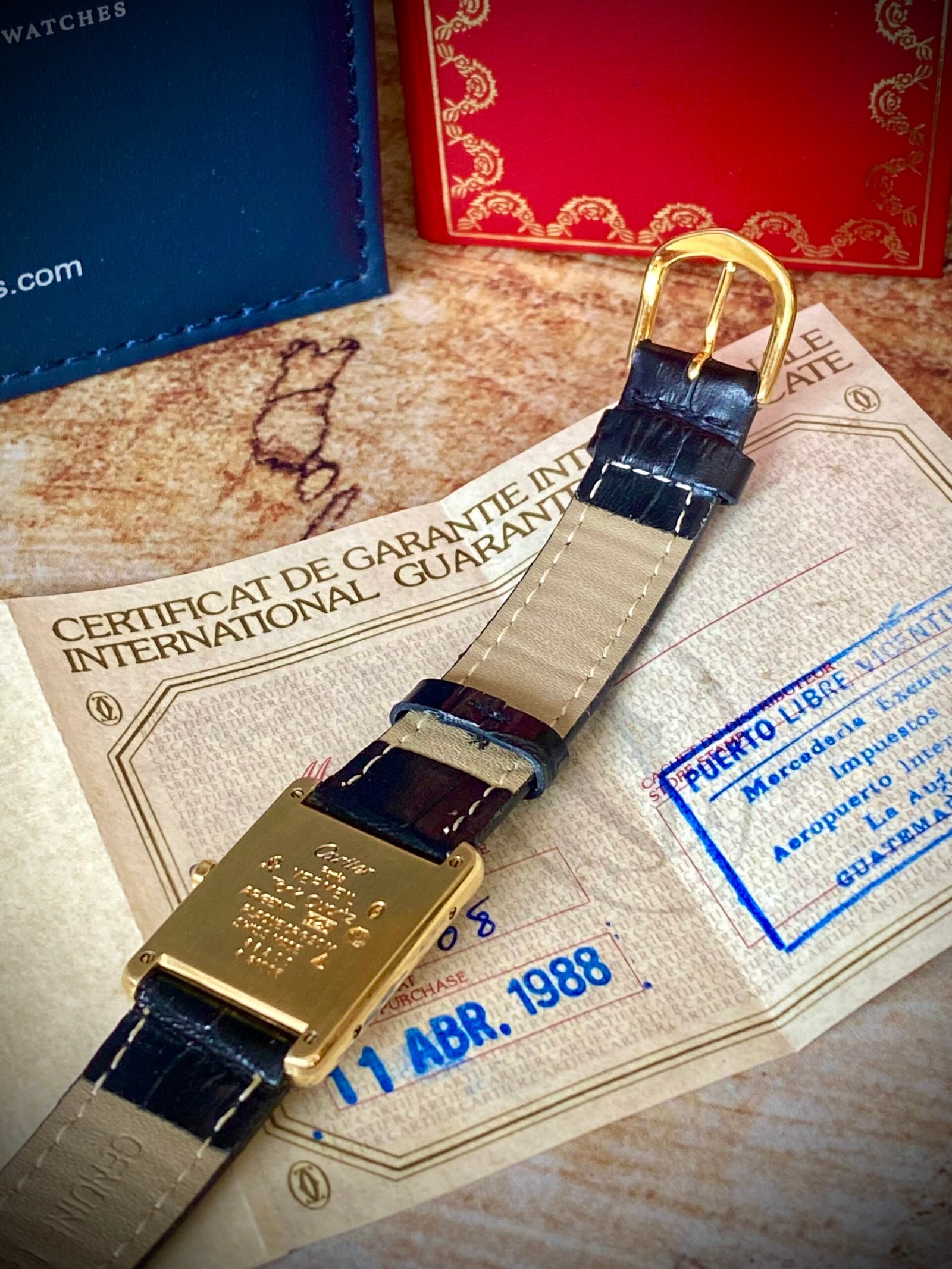 CARTIER TANK (Must de Cartier), CUARZO, VINTAGE 80s - TEMPPUS: