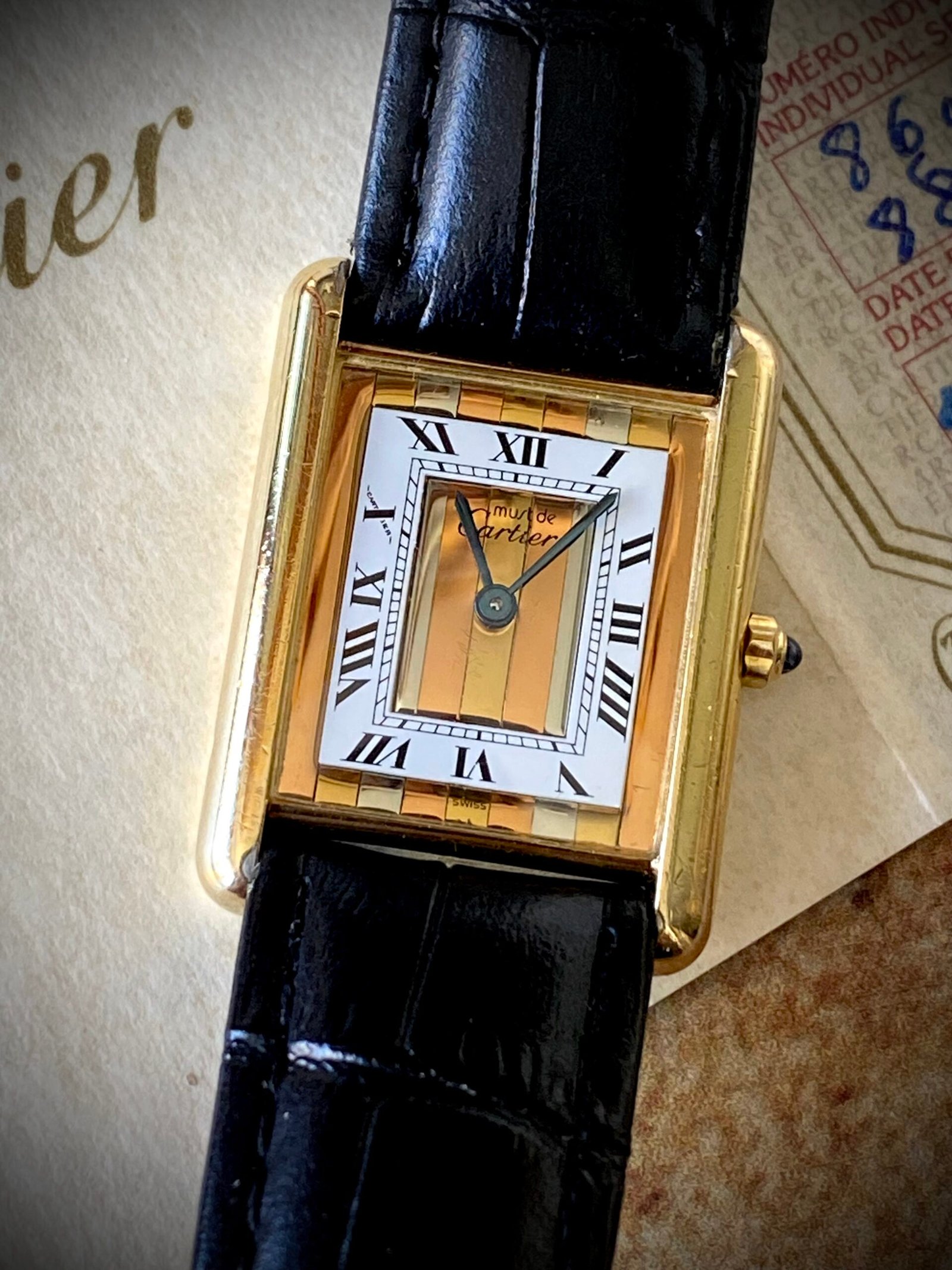 CARTIER TANK (Must de Cartier), CUARZO, VINTAGE 80s - TEMPPUS: