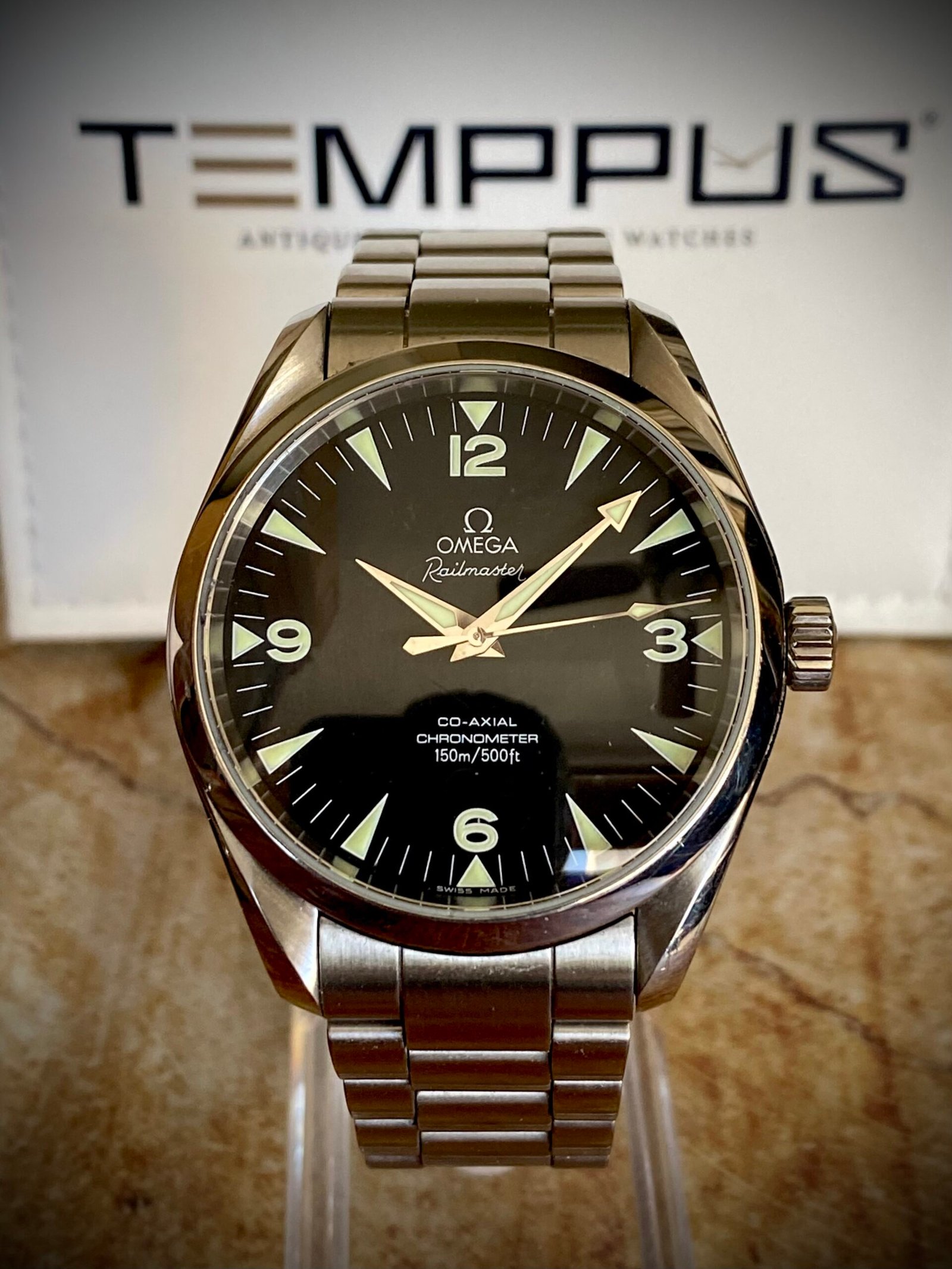 OMEGA RAILMASTER AQUA TERRA, AUTOMÁTICO - TEMPPUS: