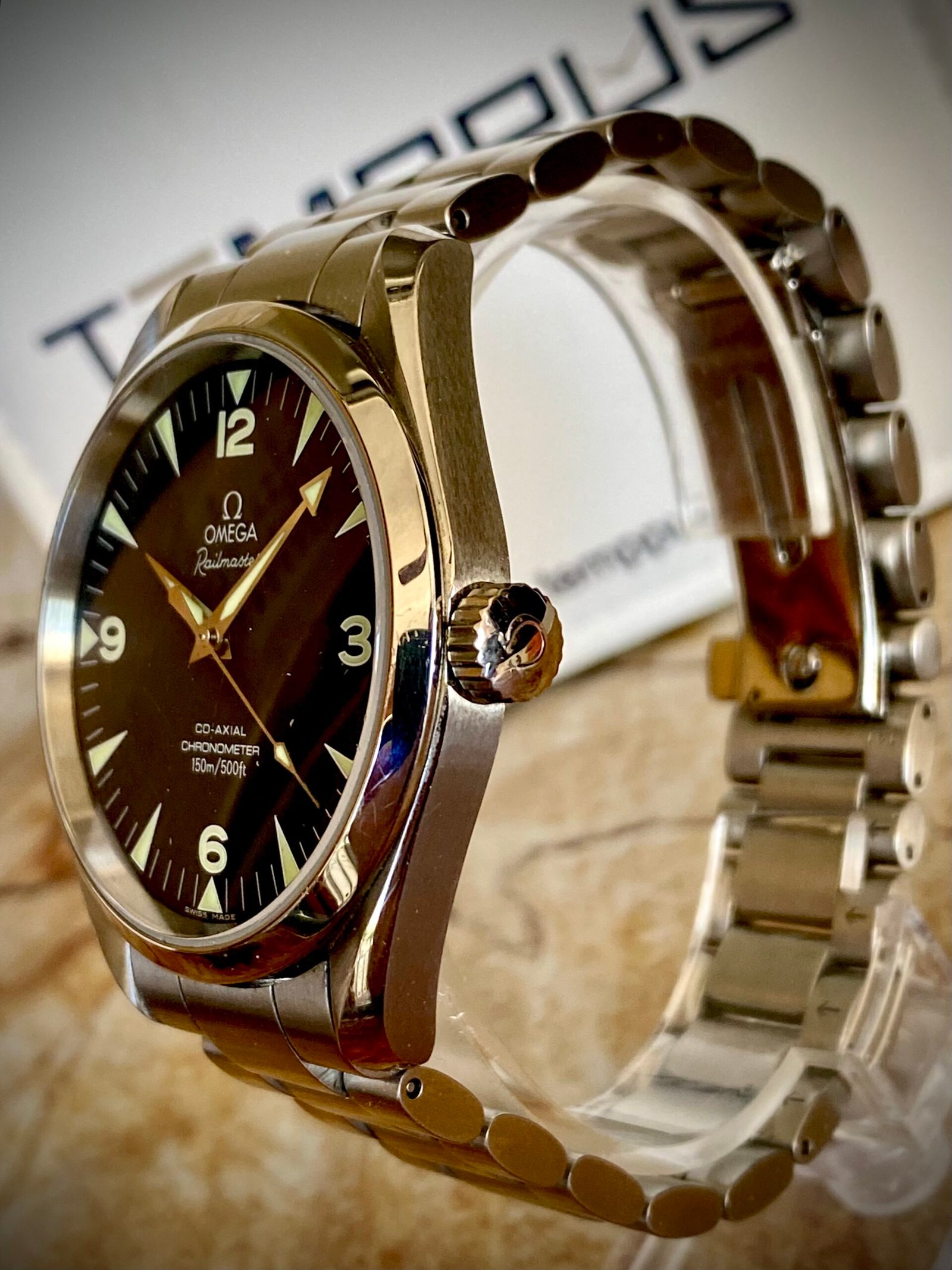 OMEGA RAILMASTER AQUA TERRA, AUTOMÁTICO - TEMPPUS: