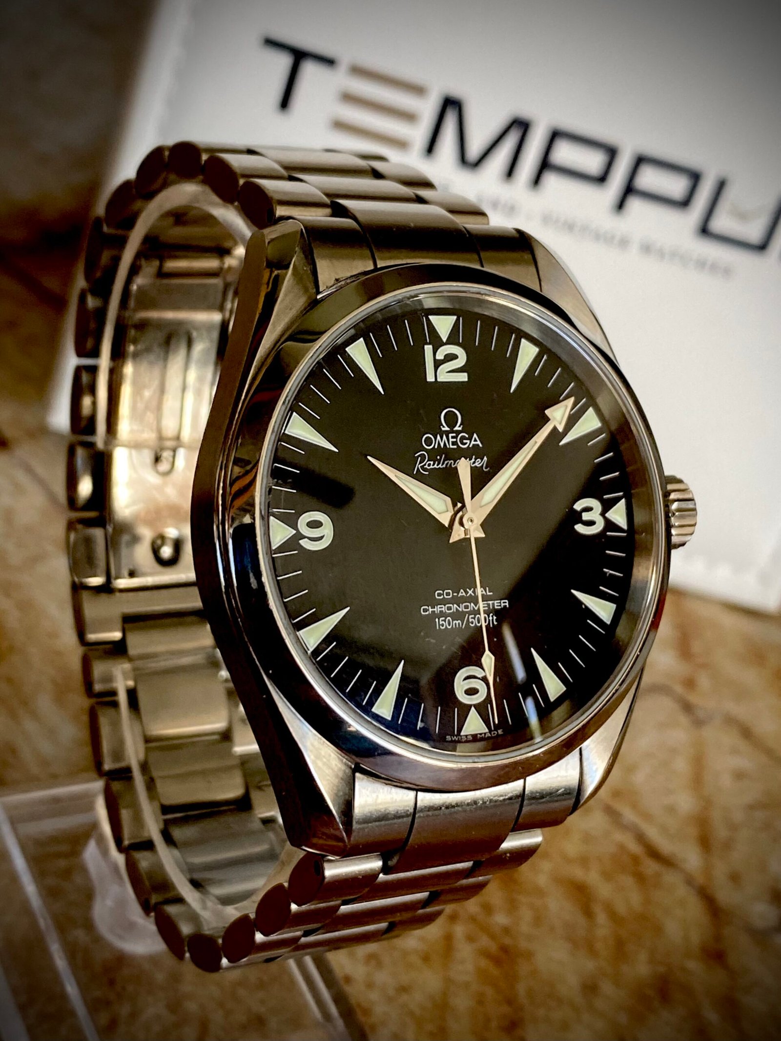 OMEGA RAILMASTER AQUA TERRA, AUTOMÁTICO - TEMPPUS: