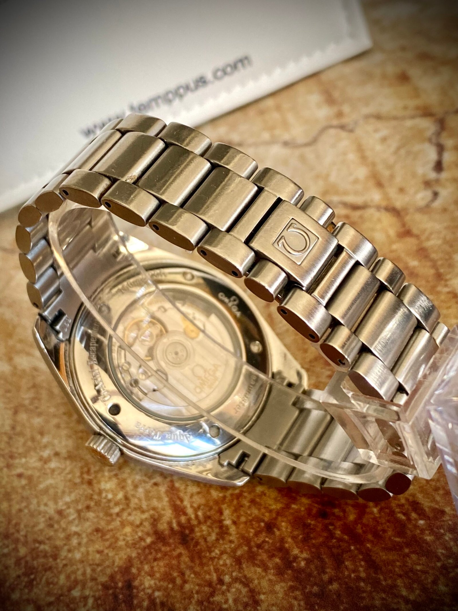 OMEGA RAILMASTER AQUA TERRA, AUTOMÁTICO - TEMPPUS: