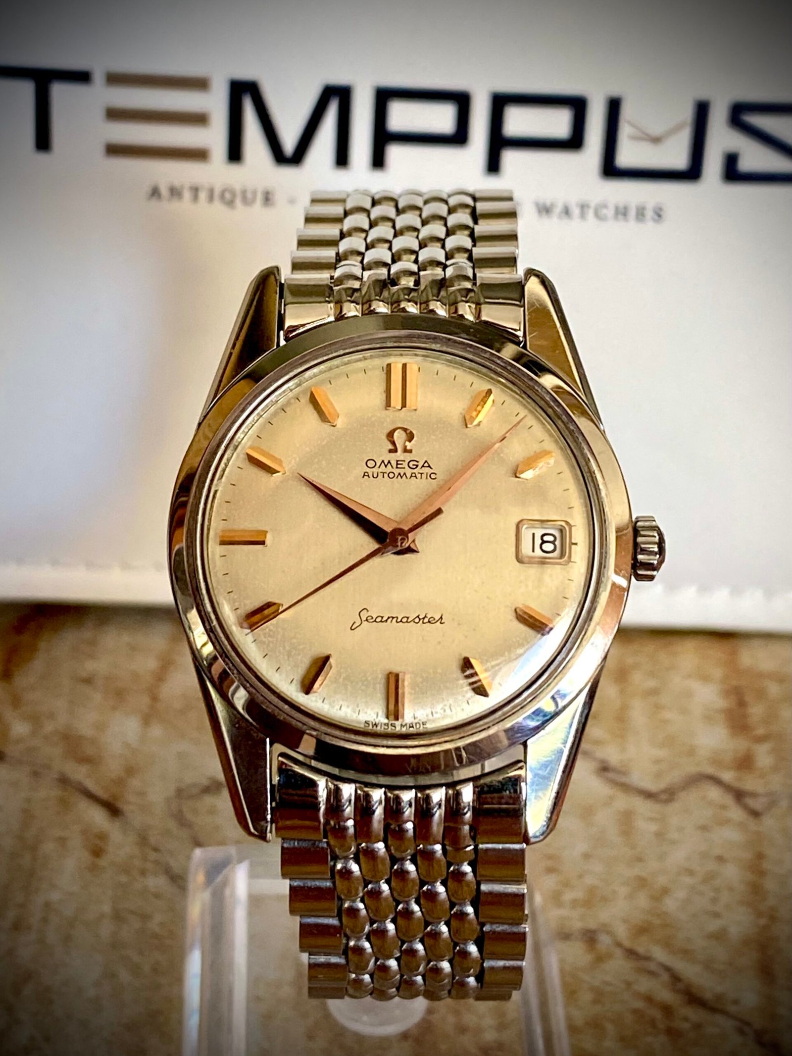 OMEGA SEAMASTER AUTOMÁTICO, ARMIS "GRANO DE ARROZ" - TEMPPUS: