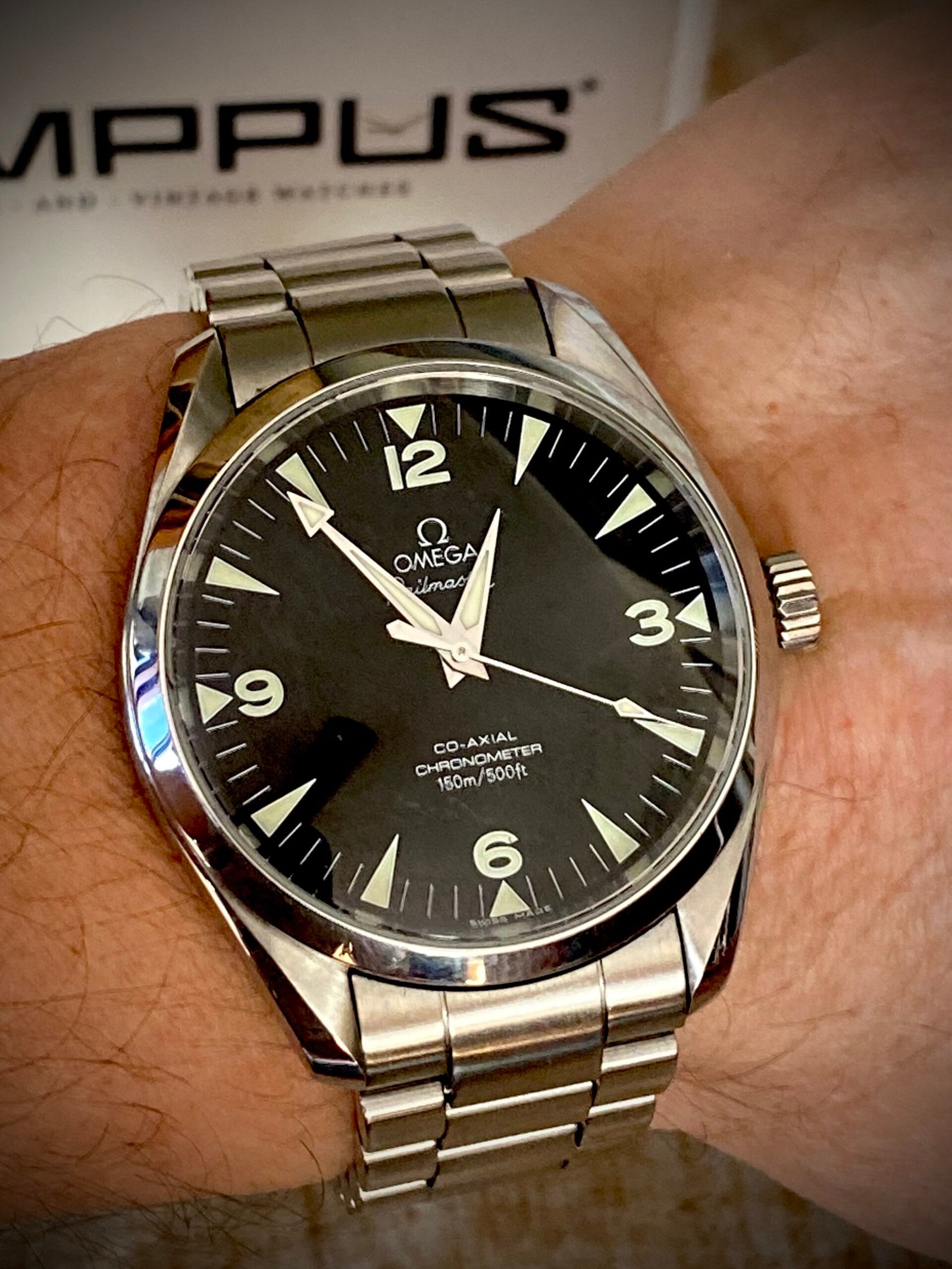 OMEGA RAILMASTER AQUA TERRA, AUTOMÁTICO - TEMPPUS: