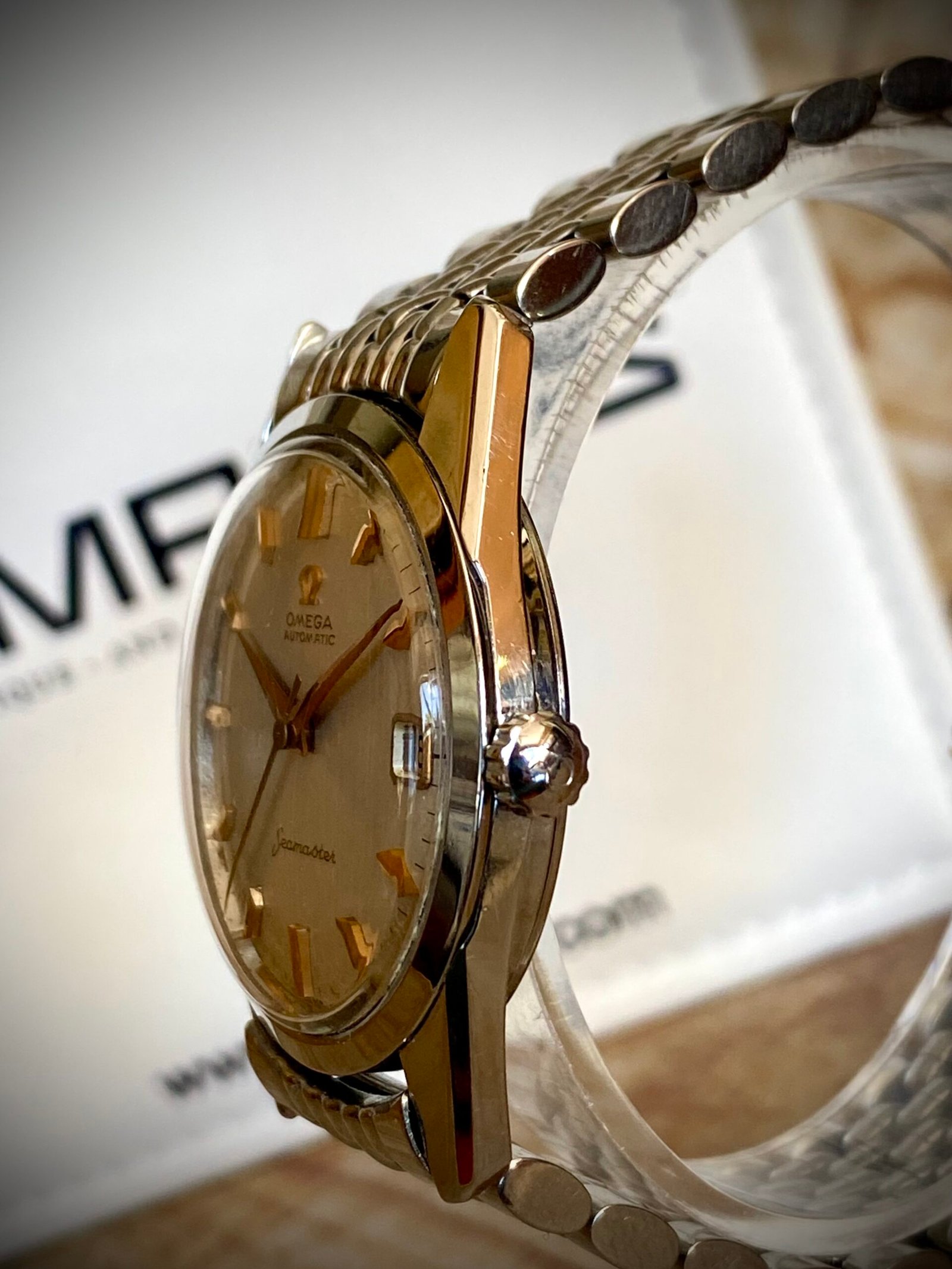 OMEGA SEAMASTER AUTOMÁTICO, ARMIS "GRANO DE ARROZ" - TEMPPUS: