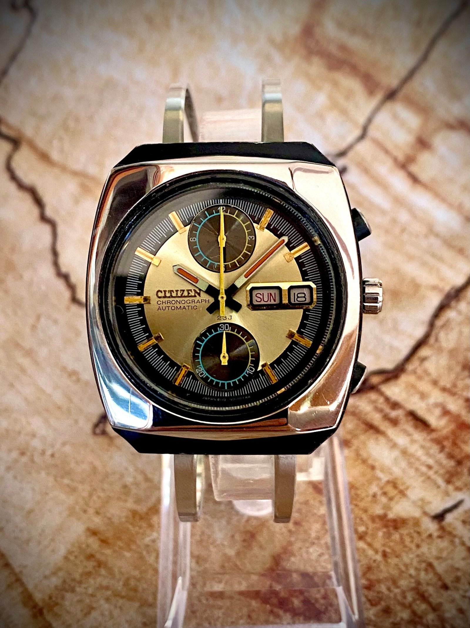 CITIZEN "MÓNACO" CRONÓGRAFO FLYBACK, VINTAGE - TEMPPUS: