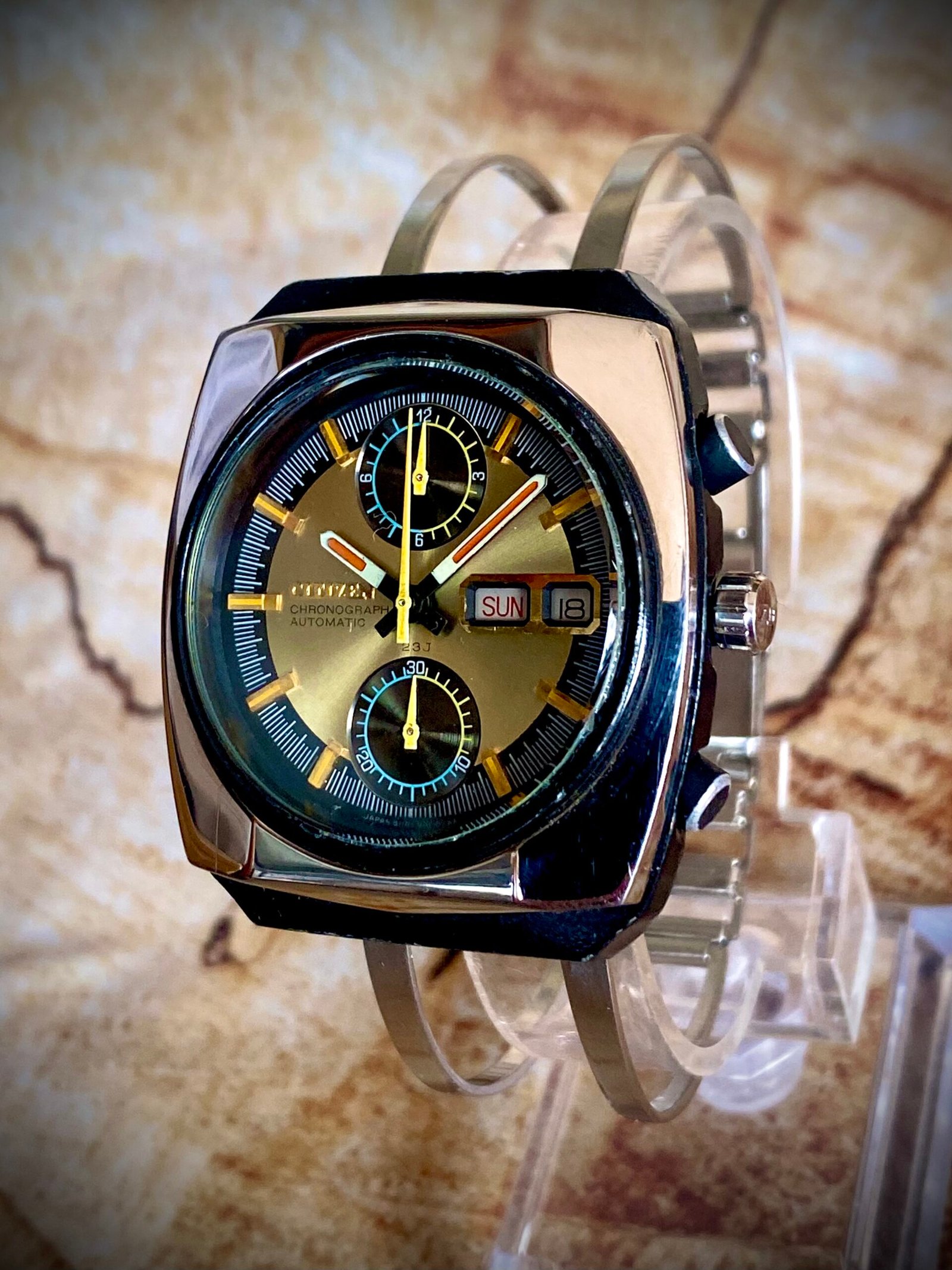CITIZEN "MÓNACO" CRONÓGRAFO FLYBACK, VINTAGE - TEMPPUS: