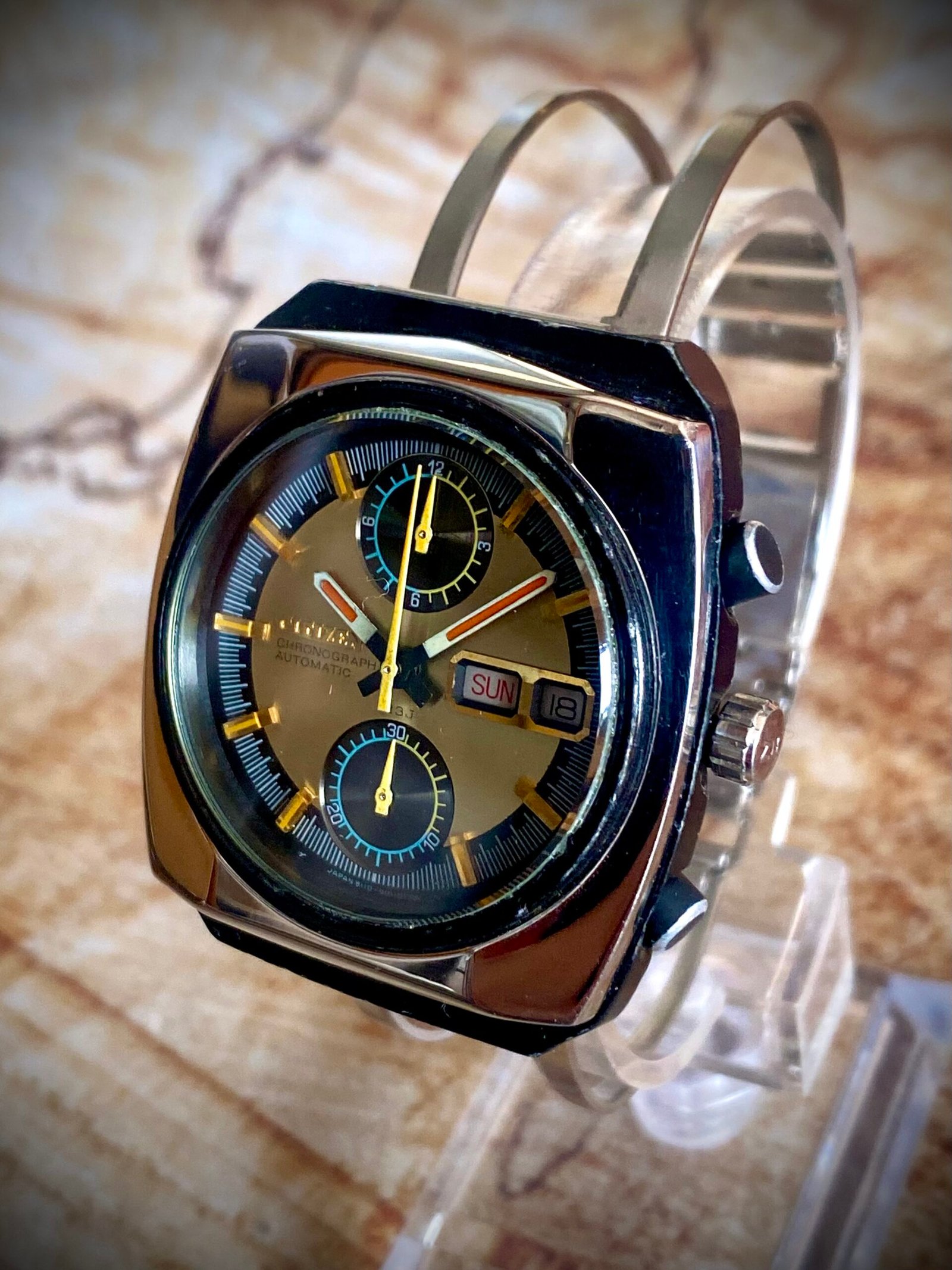 CITIZEN "MÓNACO" CRONÓGRAFO FLYBACK, VINTAGE - TEMPPUS: