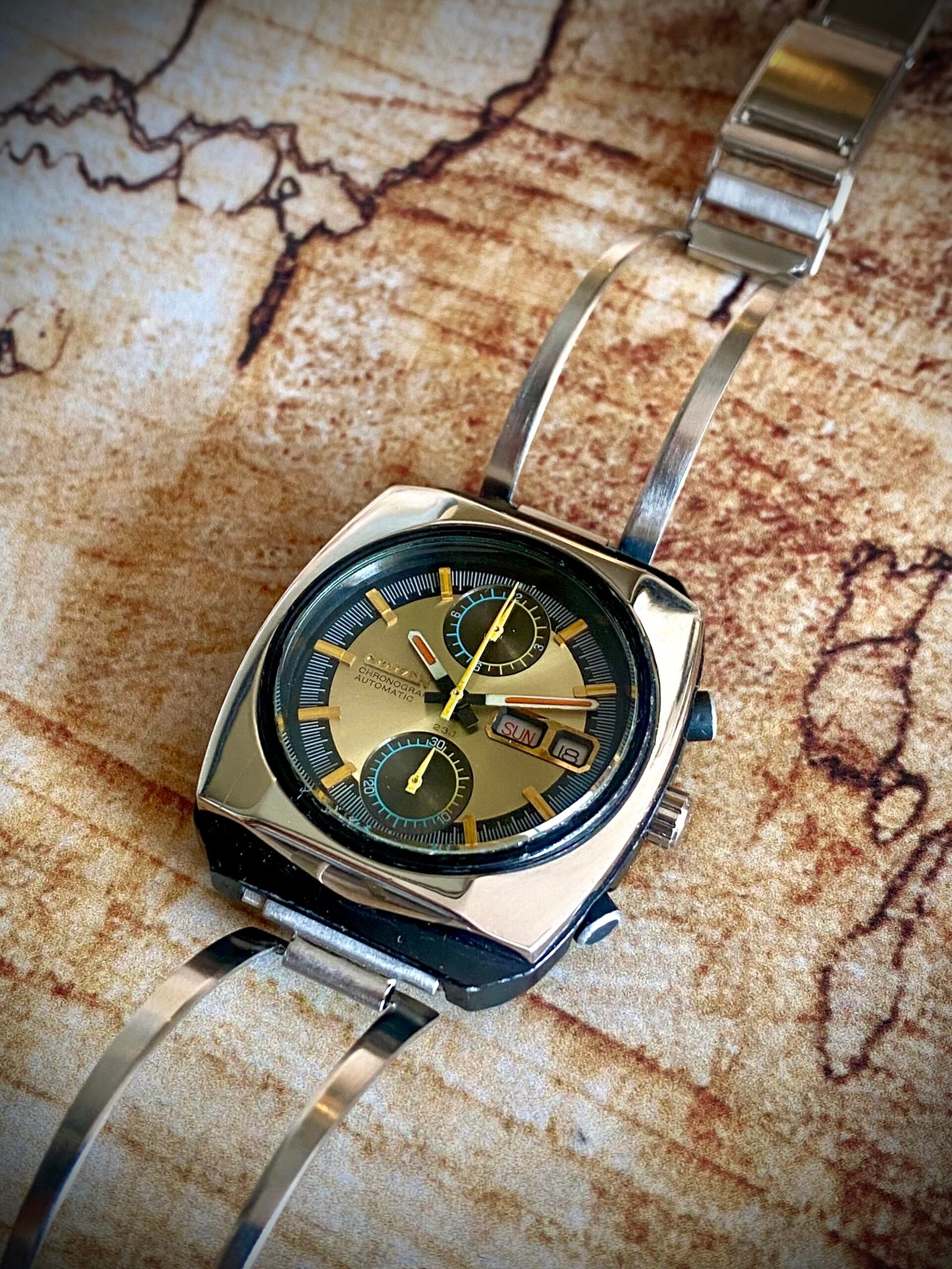 CITIZEN "MÓNACO" CRONÓGRAFO FLYBACK, VINTAGE - TEMPPUS: