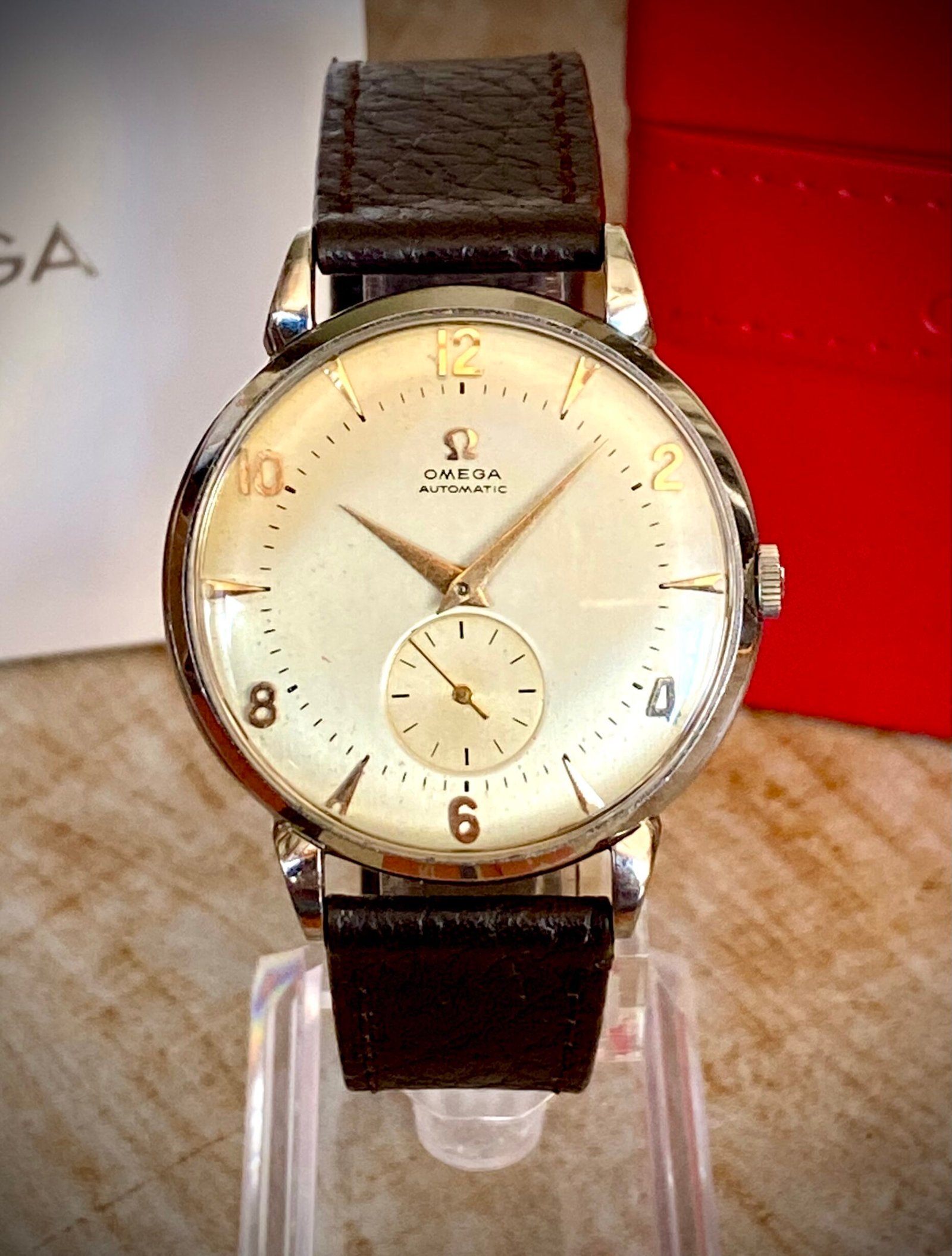 OMEGA CAJA "JUMBO" AUTOMÁTICO "BÚMPER", AÑO 1954 - TEMPPUS:
