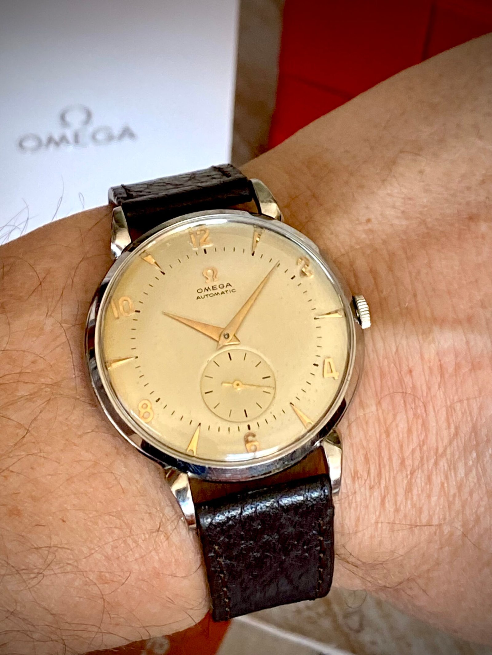 OMEGA CAJA "JUMBO" AUTOMÁTICO "BÚMPER", AÑO 1954 - TEMPPUS: