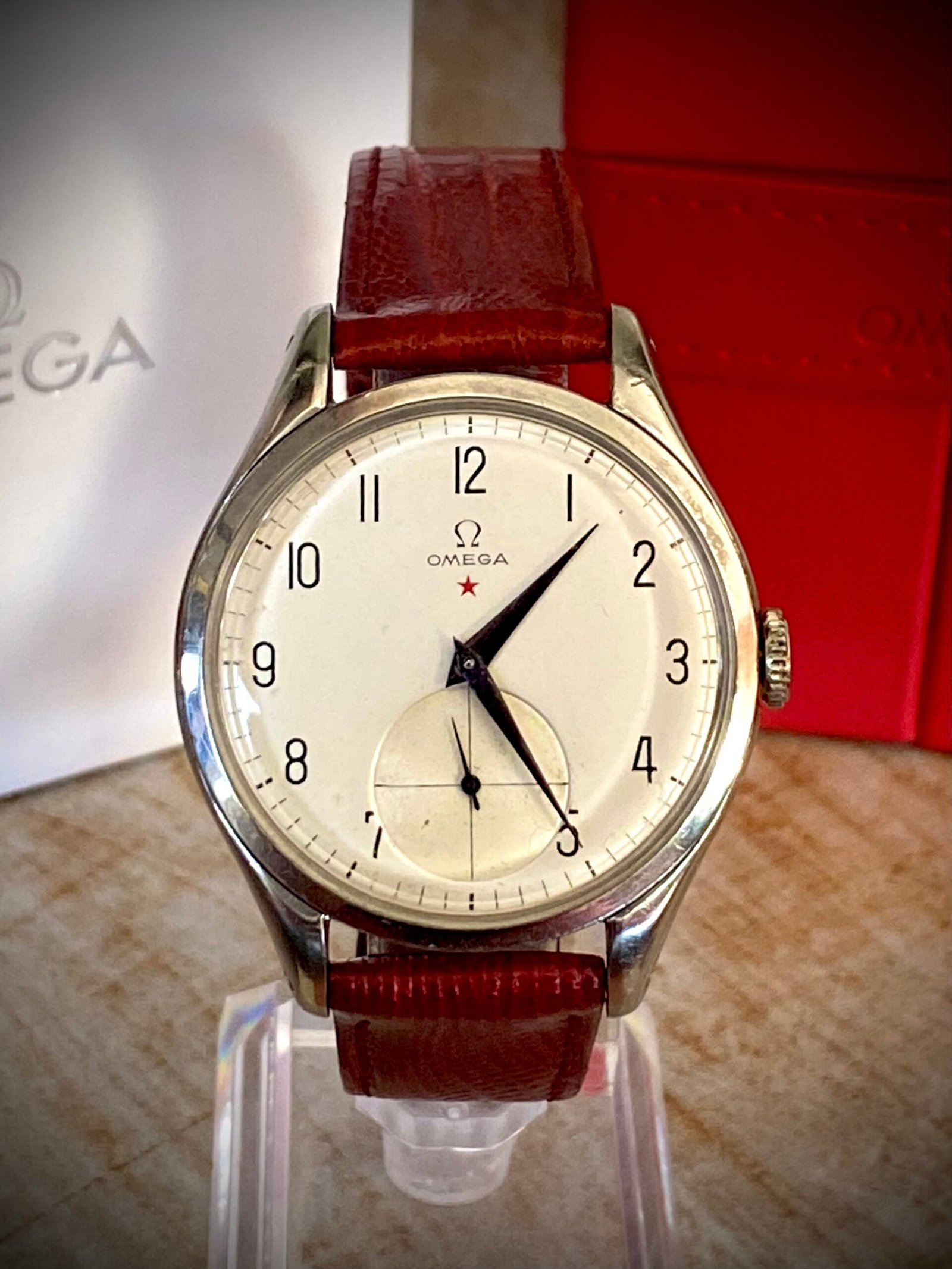 OMEGA PRE-GENEVE CAJA "JUMBO" AÑO 1950 - TEMPPUS: