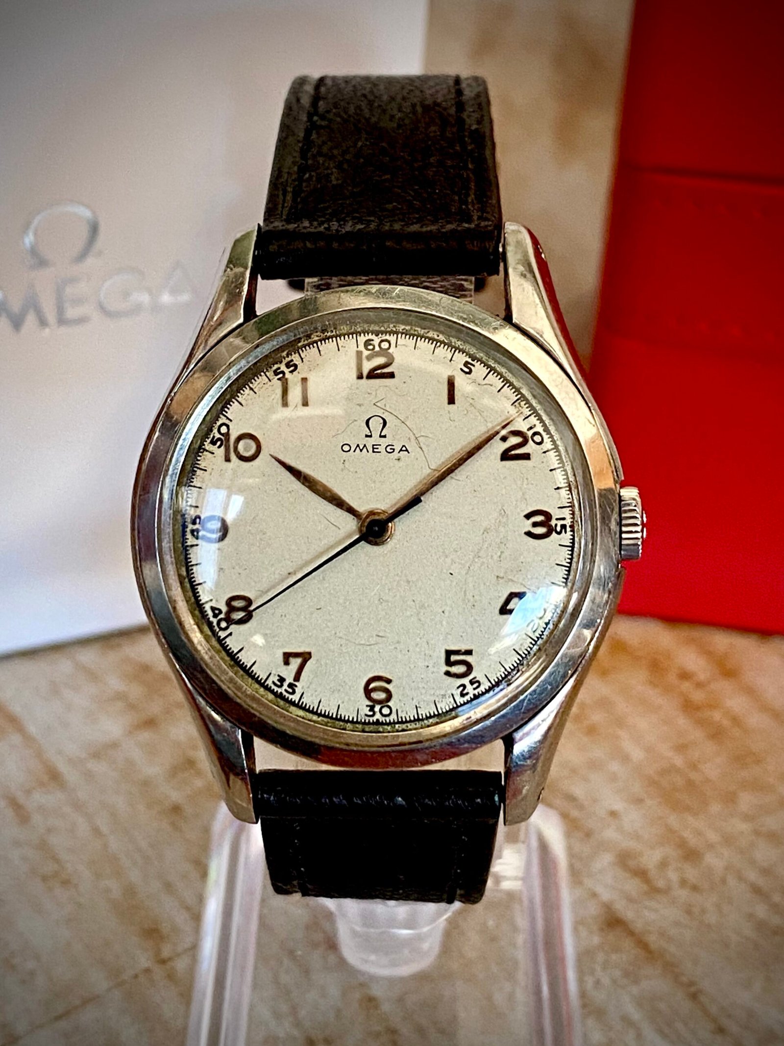 OMEGA MILITAR AÑOS 40, CUERDA MANUAL - TEMPPUS: