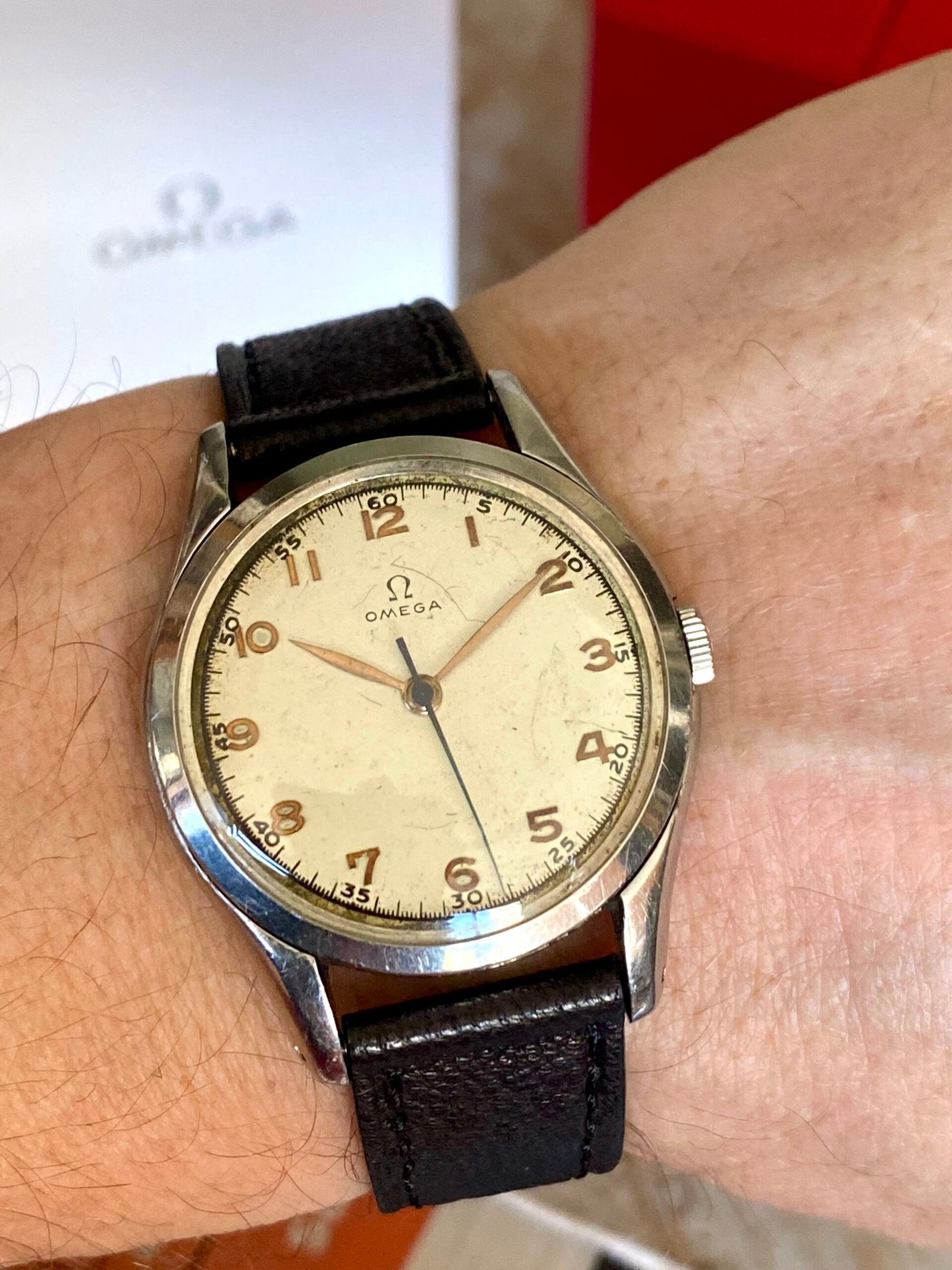 OMEGA MILITAR AÑOS 40, CUERDA MANUAL - TEMPPUS: