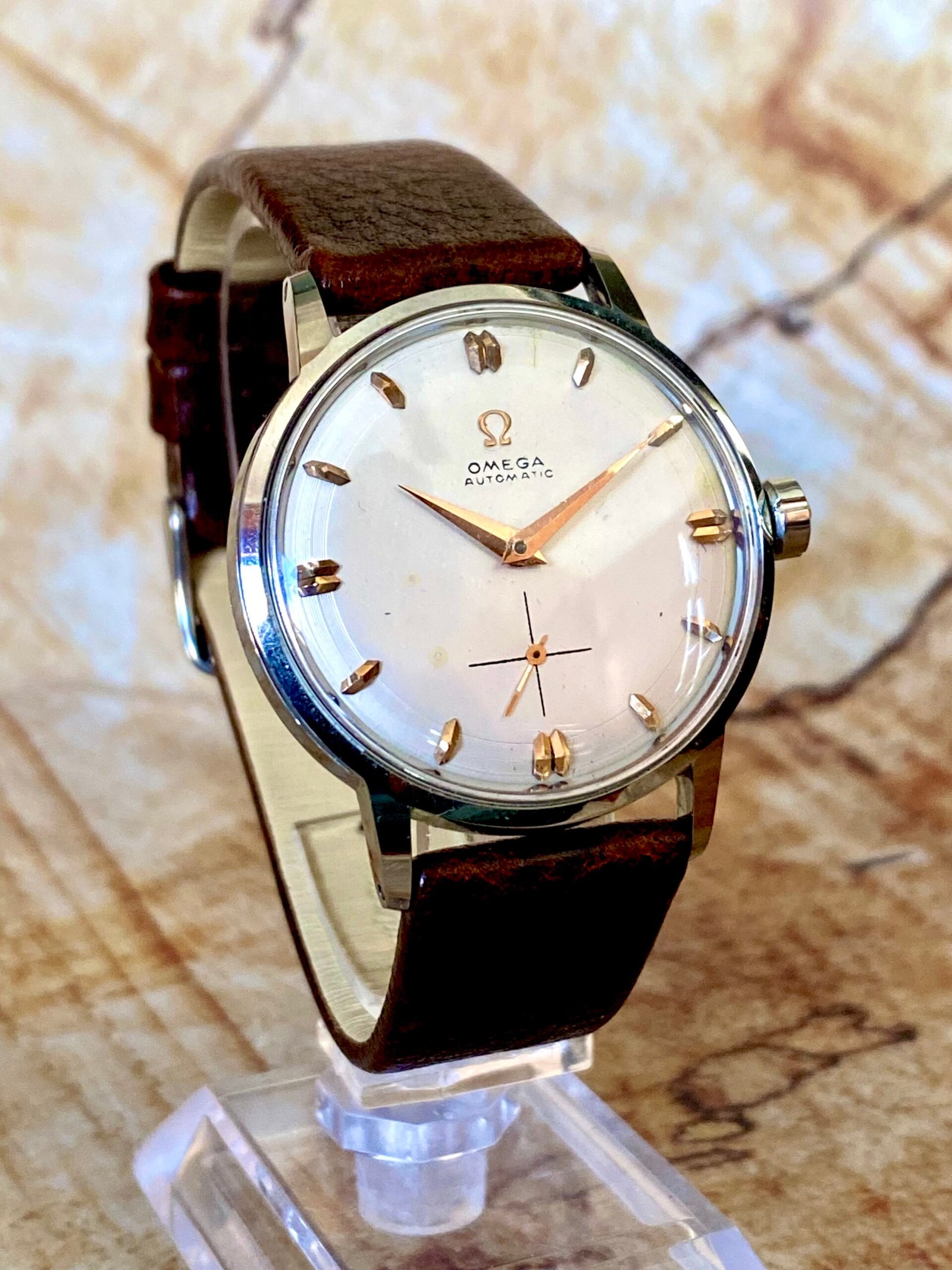 OMEGA PRE-GENEVE AUTOMÁTICO SISTEMA BÚMPER, 1952 - TEMPPUS: