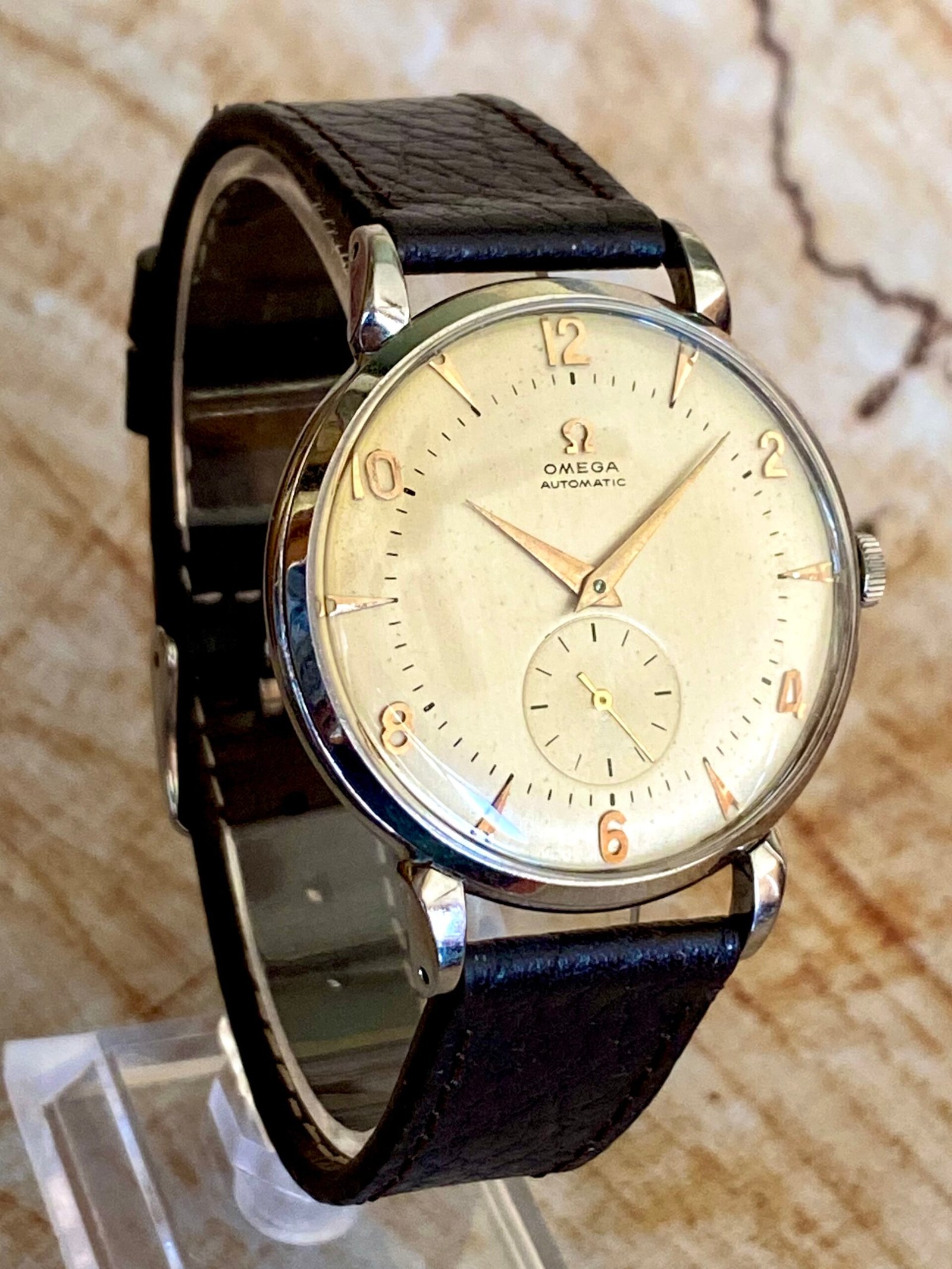 OMEGA CAJA "JUMBO" AUTOMÁTICO "BÚMPER", AÑO 1954 - TEMPPUS: