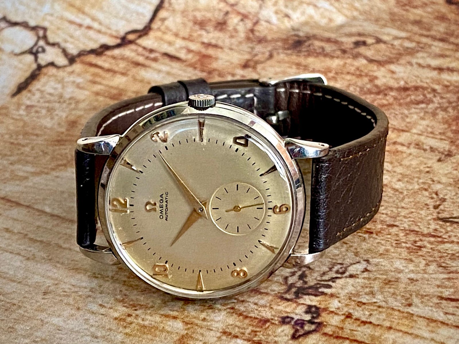 OMEGA CAJA "JUMBO" AUTOMÁTICO "BÚMPER", AÑO 1954 - TEMPPUS: