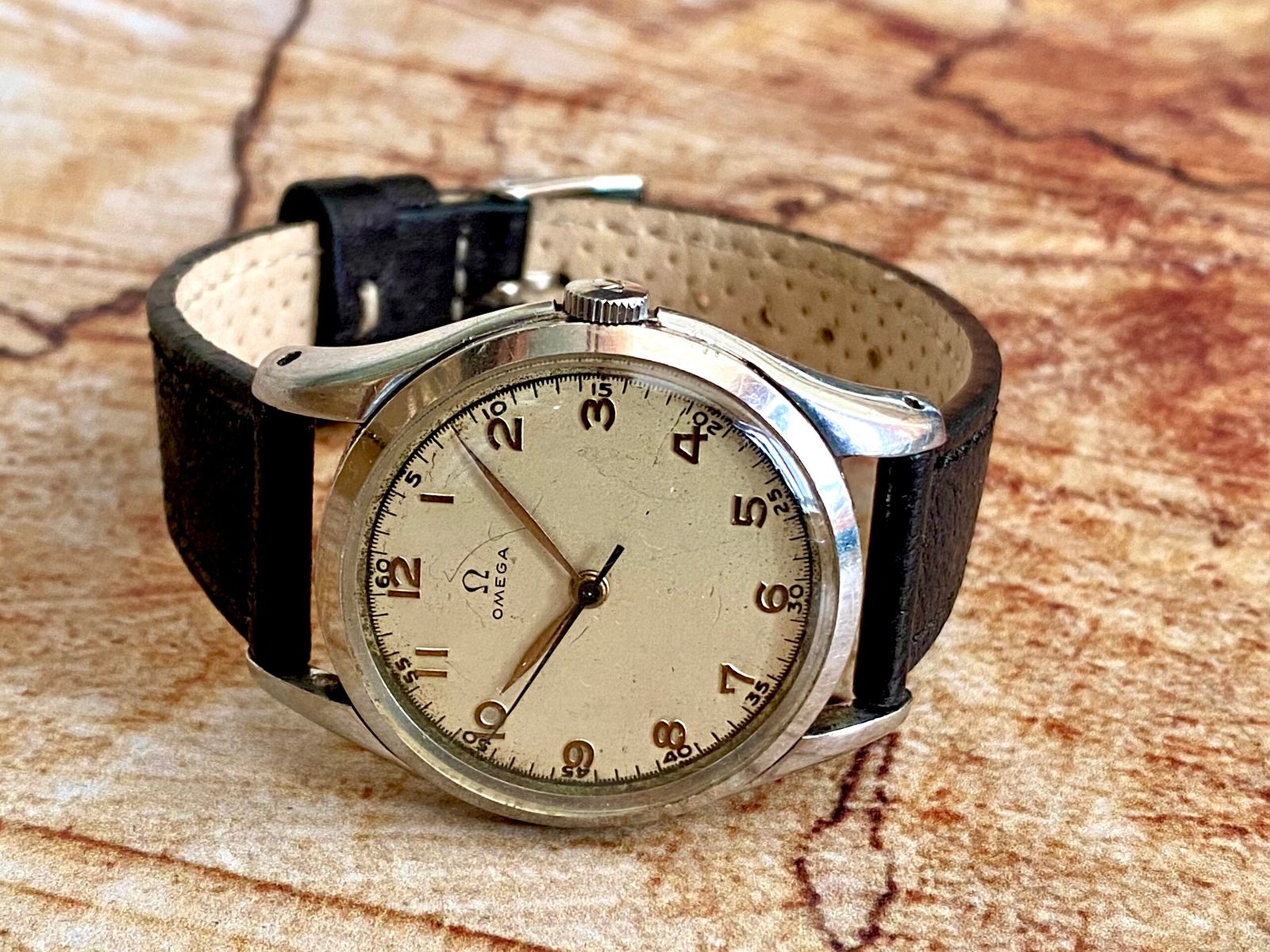 OMEGA MILITAR AÑOS 40, CUERDA MANUAL - TEMPPUS: