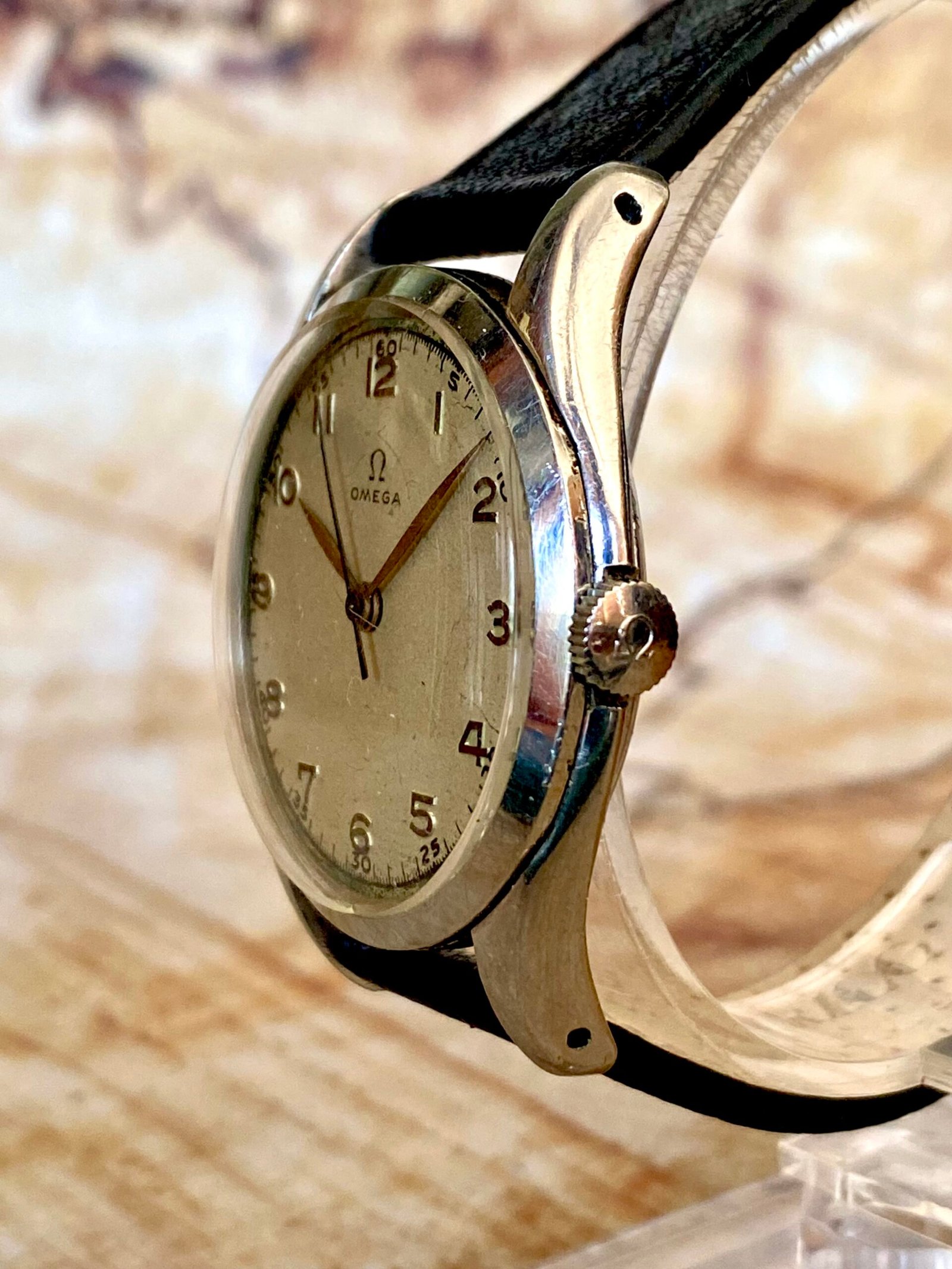 OMEGA MILITAR AÑOS 40, CUERDA MANUAL - TEMPPUS: