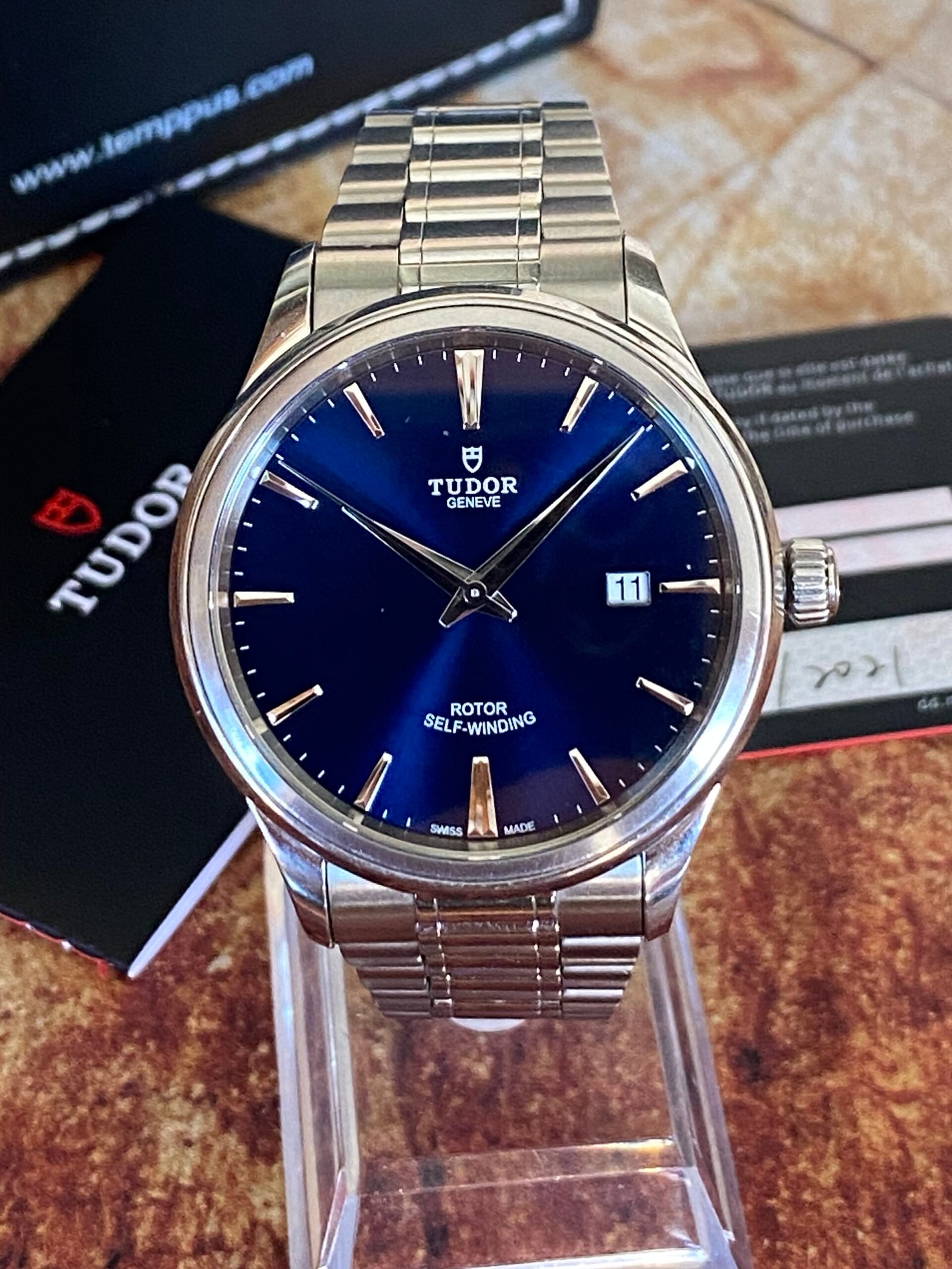 TUDOR GENEVE 12700 AUTOMÁTICO, TARJETA DE GARANTÍA - TEMPPUS: