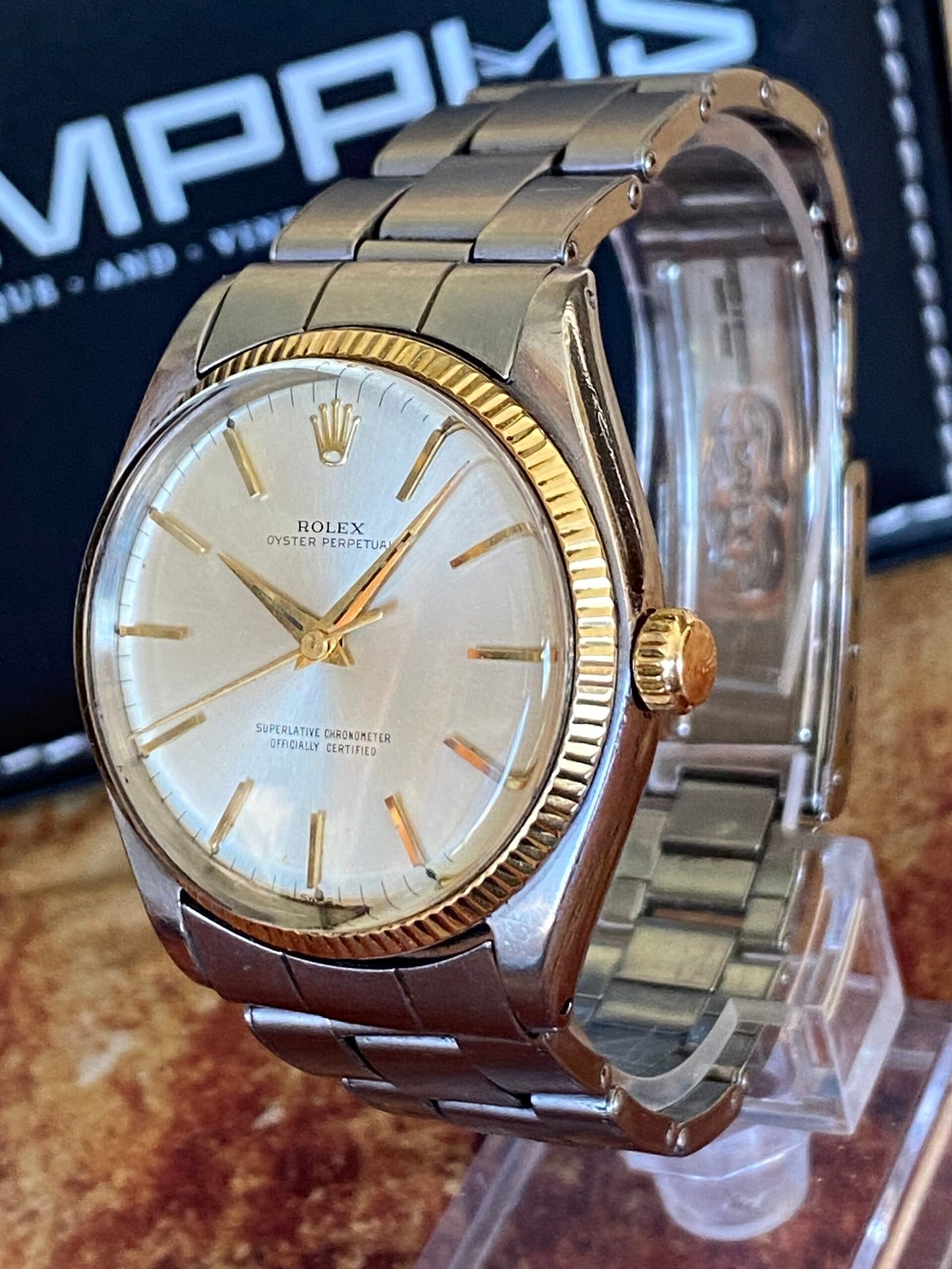ROLEX OYSTER PERPETUAL 1005 ACERO Y ORO 18K - Imagen 2