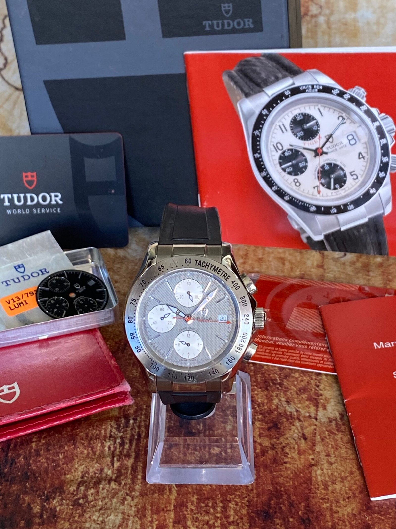 TUDOR GENEVE CHRONOGRAPH 79390P FULL SET + 2ª ESFERA - Imagen 2