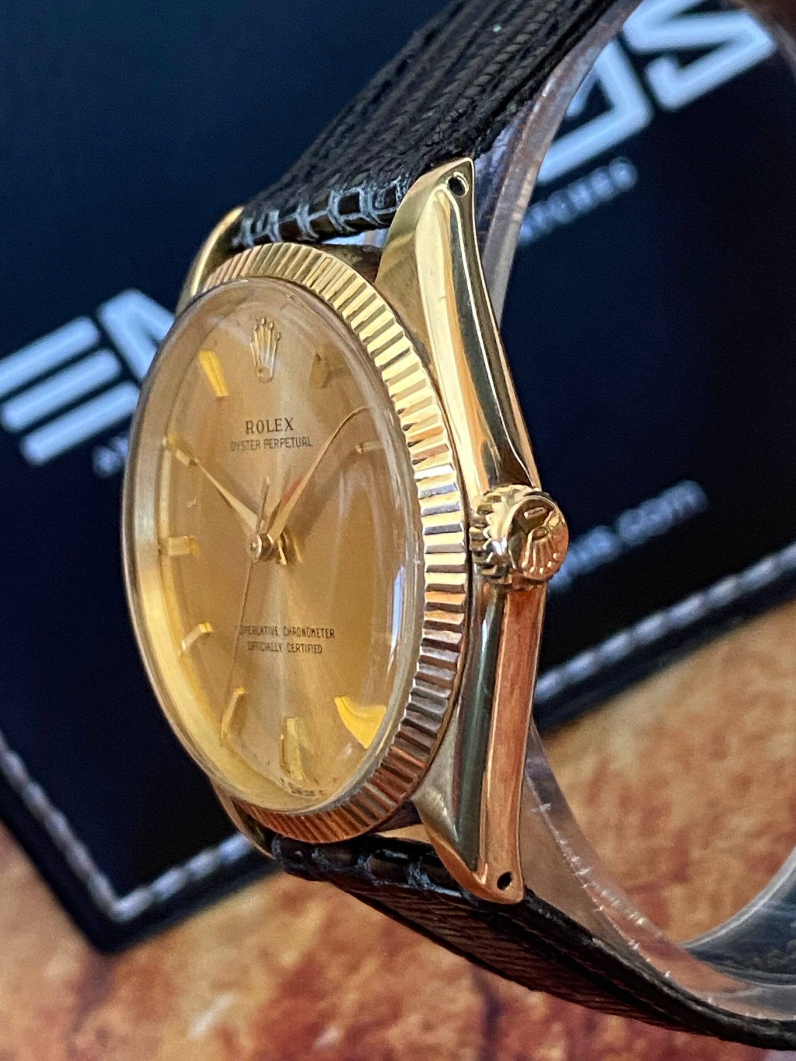 ROLEX 1005 OYSTER PERPETUAL ORO 14K, AUTOMÁTICO - Imagen 2