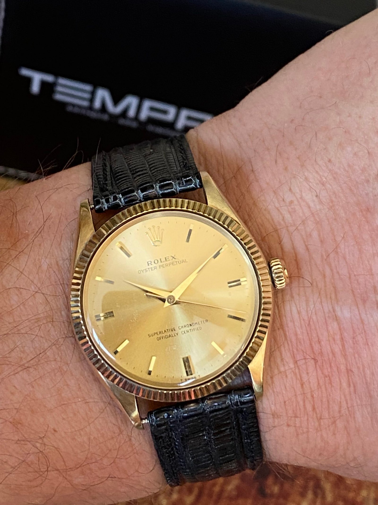 ROLEX 1005 OYSTER PERPETUAL ORO 14K, AUTOMÁTICO - Imagen 4