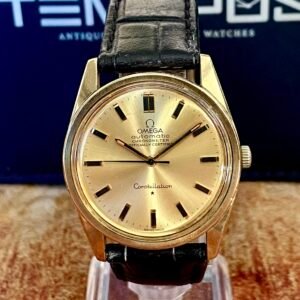 OMEGA CONSTELLATION AUTOMÁTICO, ACERO Y ORO 18K (TRASERA)