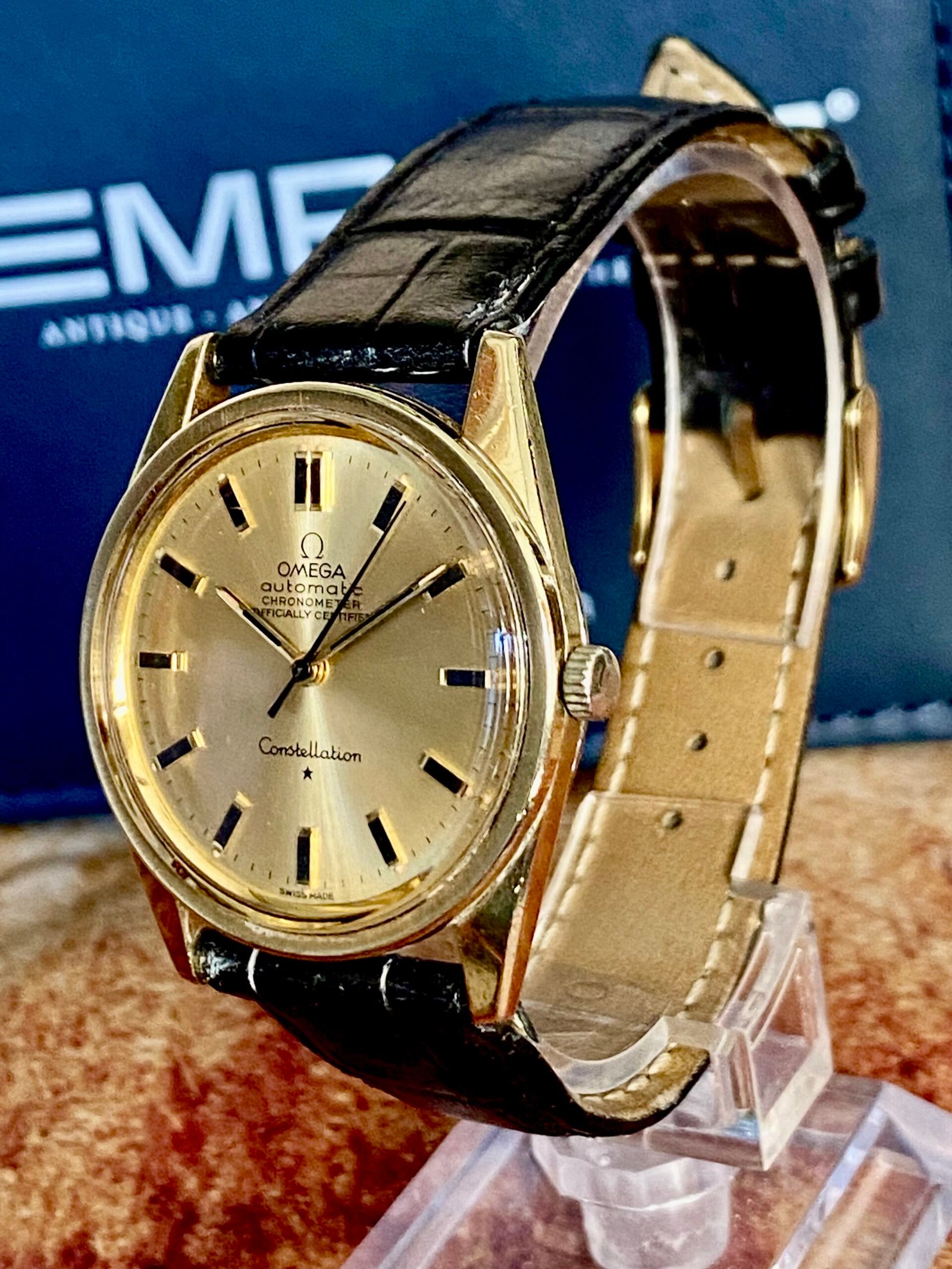 OMEGA CONSTELLATION AUTOMÁTICO, ACERO Y ORO 18K (TRASERA) - Imagen 2