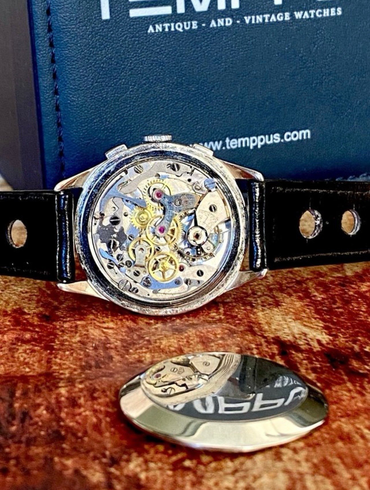 HEUER CHRONOGRAPH, ANTIGUO CRONÓGRAFO CAJA "JUMBO" - Imagen 11