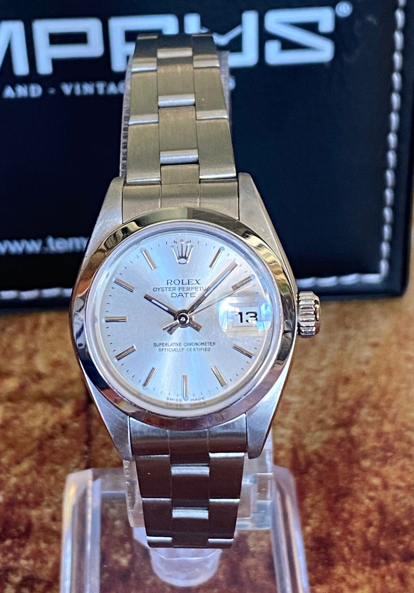 ROLEX LADY OYSTER PERPETUAL DATE, AUTOMÁTICO