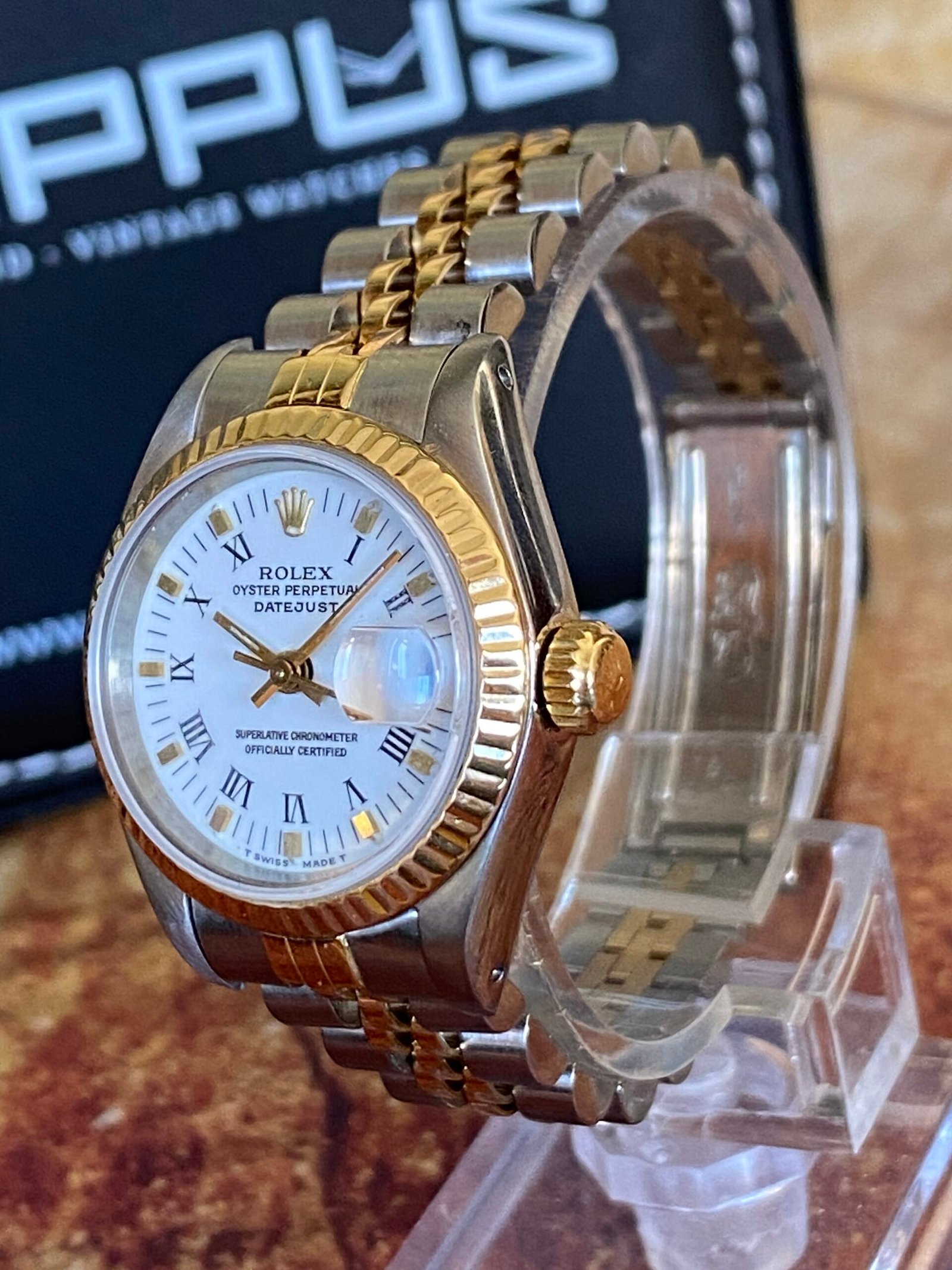 ROLEX LADY DATEJUST ACERO Y ORO 18K OYSTER PERPETUAL - Imagen 2