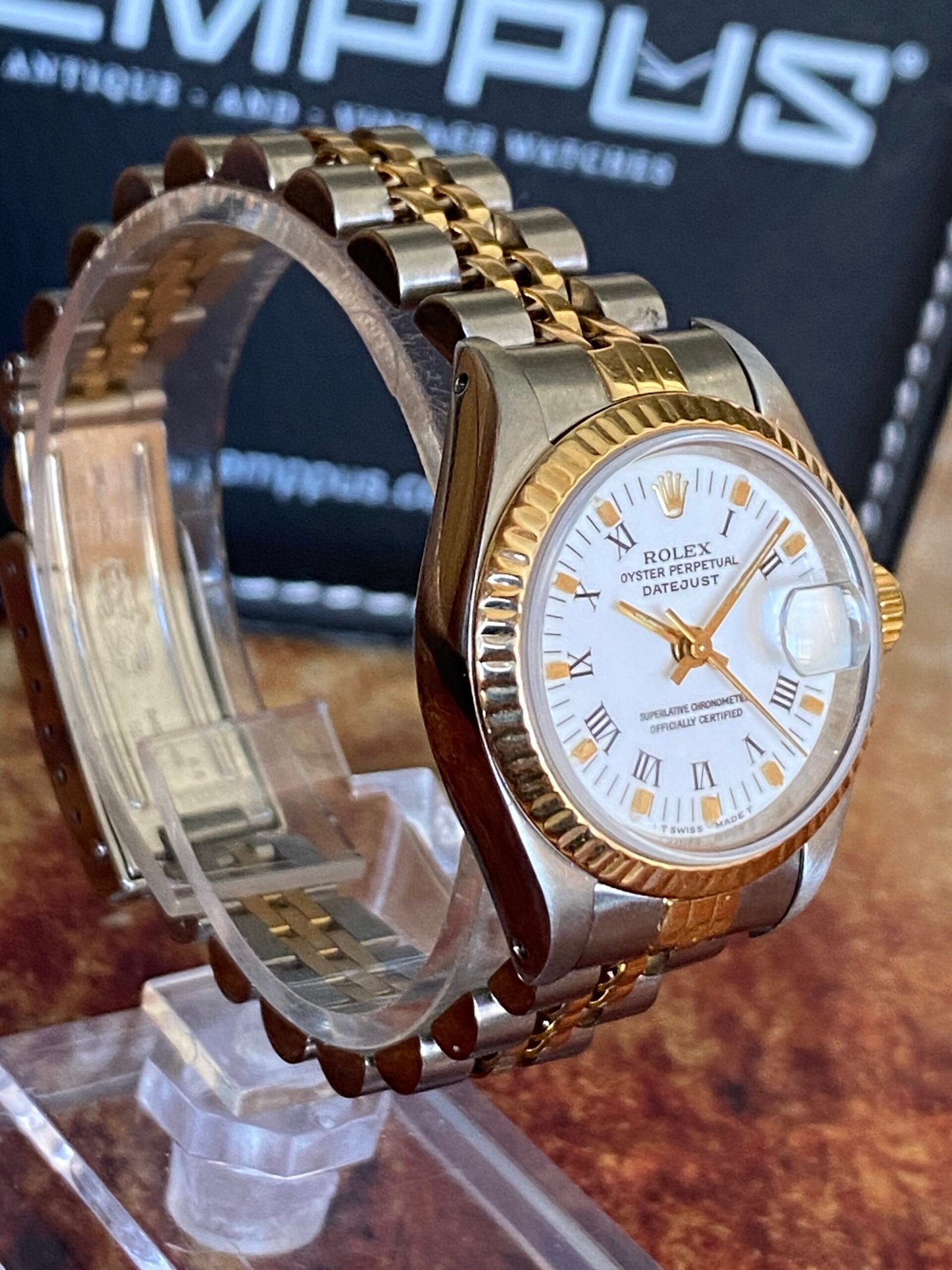 ROLEX LADY DATEJUST ACERO Y ORO 18K OYSTER PERPETUAL - Imagen 3