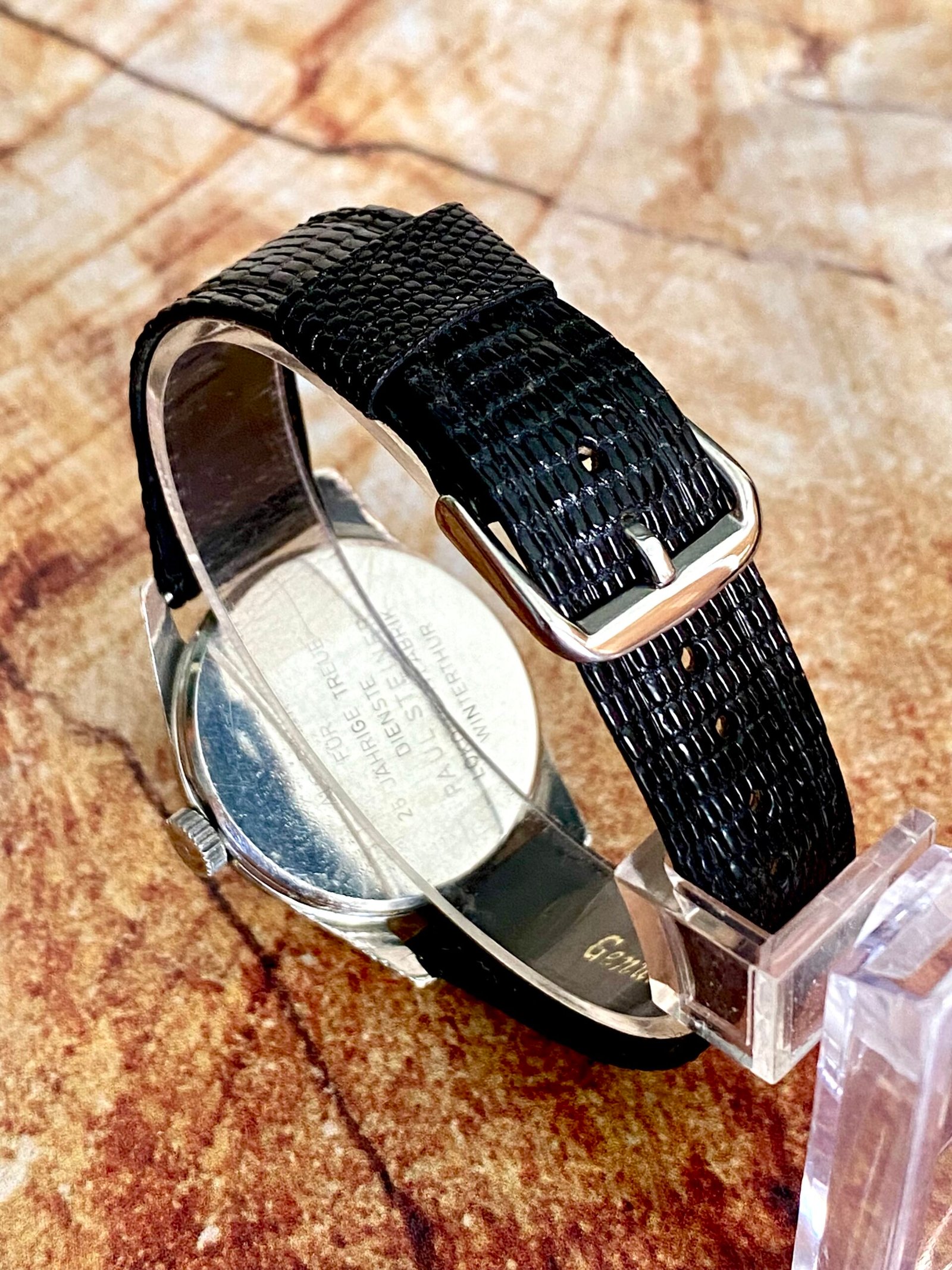 OMEGA SEAMASTER AÑO 1959, Grabado LOKOMOTIVFABRIK SUIZA - Imagen 4