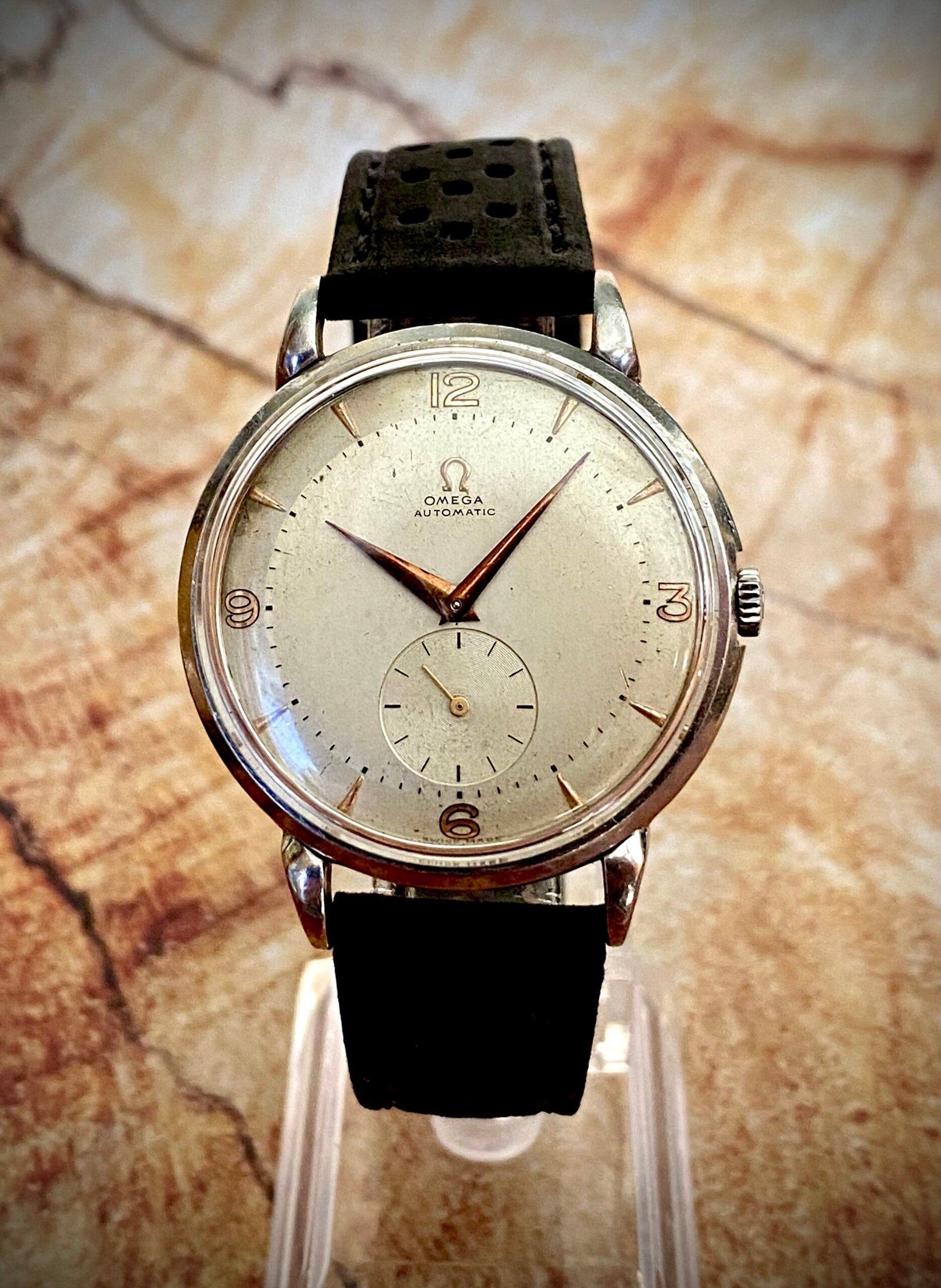 OMEGA PRE-GENEVE CAJA "JUMBO" AUTOMÁTICO Sistema Búmper
