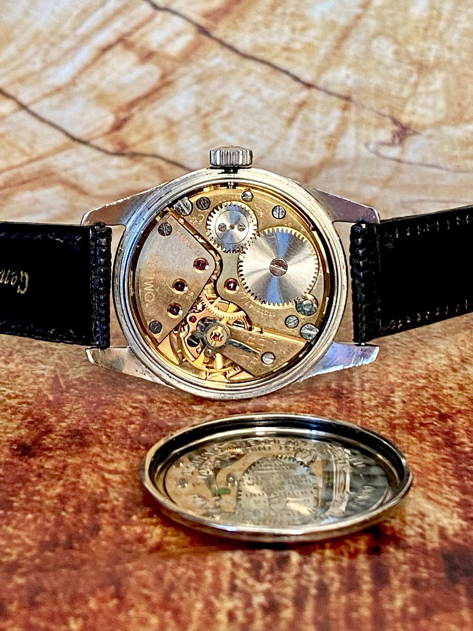 OMEGA SEAMASTER AÑO 1959, Grabado LOKOMOTIVFABRIK SUIZA - Imagen 7