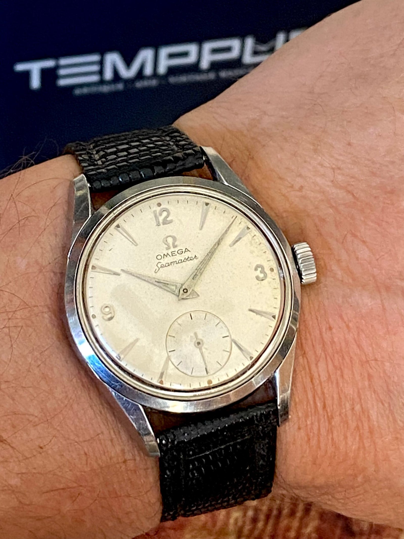 OMEGA SEAMASTER AÑO 1959, Grabado LOKOMOTIVFABRIK SUIZA - Imagen 11