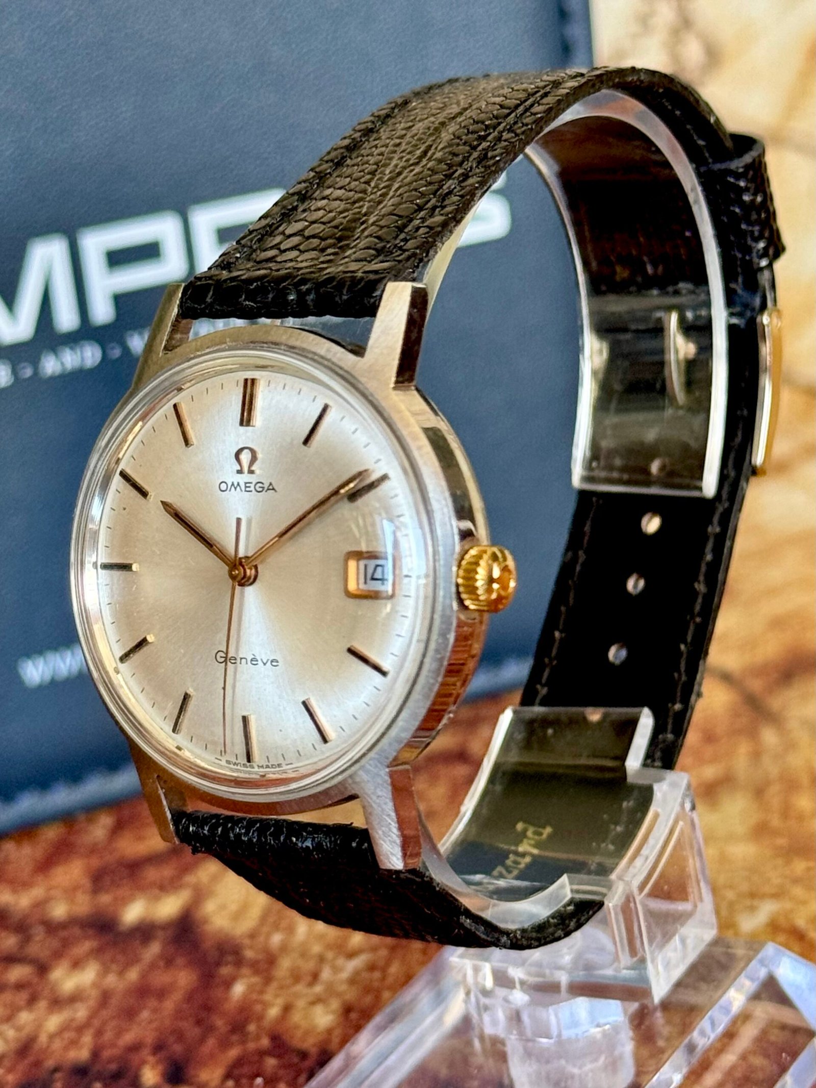 OMEGA GENEVE CUERDA MANUAL, AÑO 1969 - Imagen 2