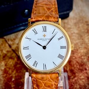 VACHERON CONSTANTIN GENEVE, ORO 18 QUILATES, CUERDA